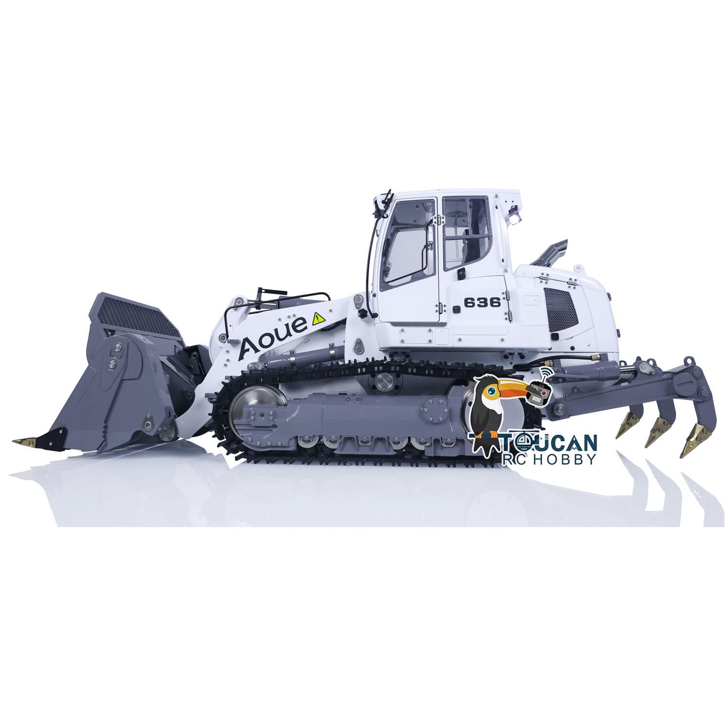 LESU 1/14 Metal Hydraulic Tracked RC Painting Loader W/ Battery PL18EV LITE Ripper Servo ESC Decals Light Sound 4CH Valve Motor