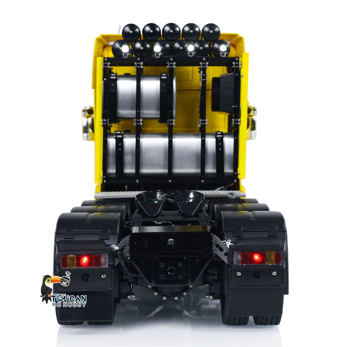 1/14 LESU 8X8 Metal Chassis RC Tractor Truck Radio Controlled Car Simulation Hobby Model Light Sound Equipment Rack