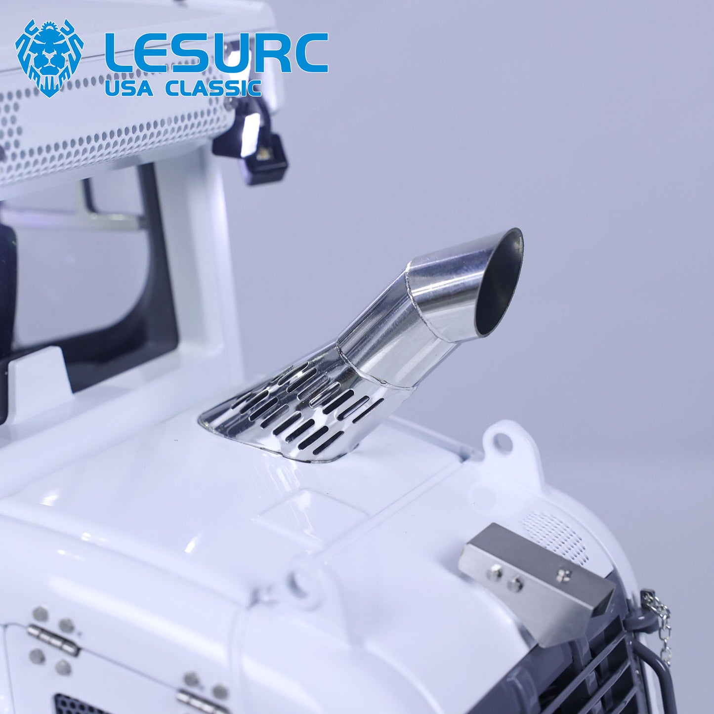 LESU LR636 1/14 Metal Hydraulic RC Loader B0014 with 4CH Reversing Valve Rear Lifting Hook Decal for Engineering Vehicle Enthusiast