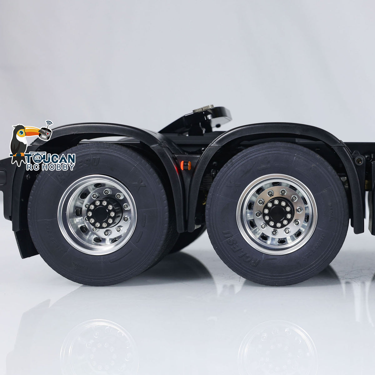 1/14 LESU 8X8 Metal Chassis RC Tractor Truck Radio Controlled Car Simulation Hobby Model Light Sound Equipment Rack