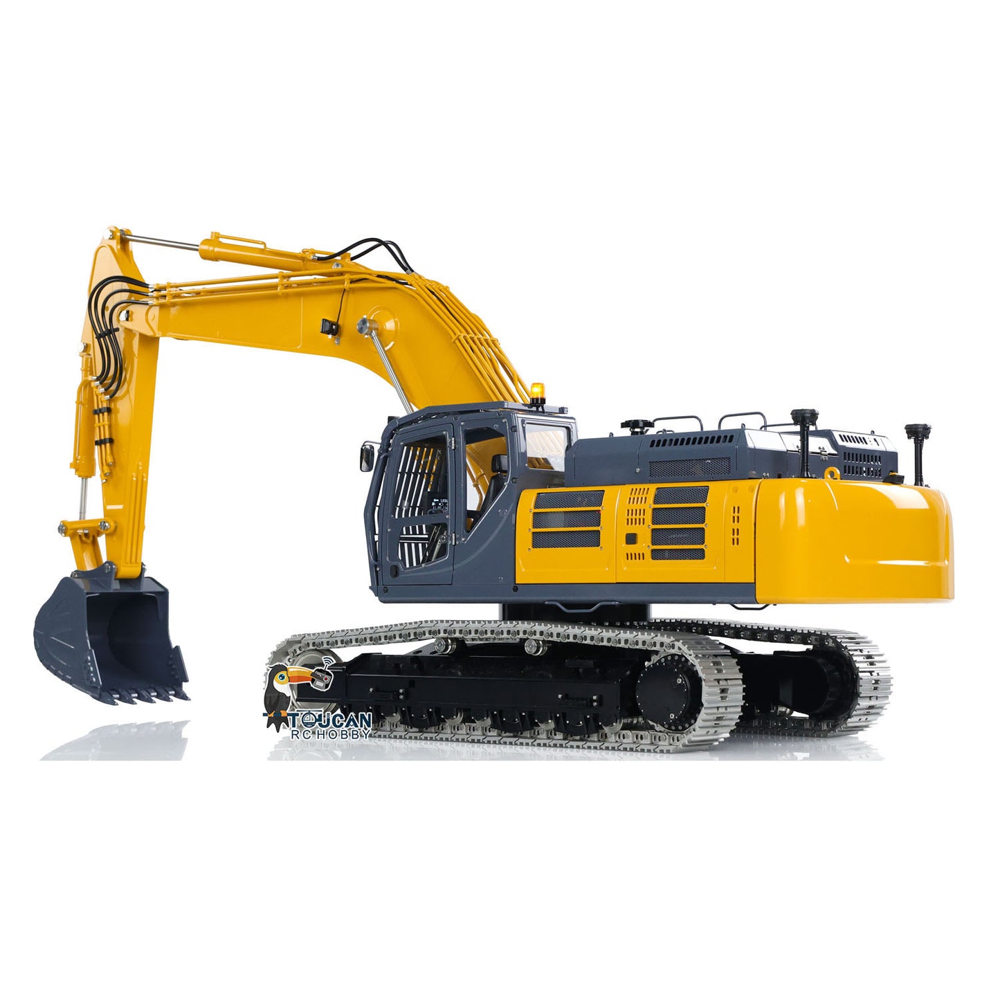 LESU 1/14 Hydraulic RC Excavator AOUE SK500 RTR Metal Digger Model Construction Vehicles 6CH Valve Paladin PL18EV LITE Battery