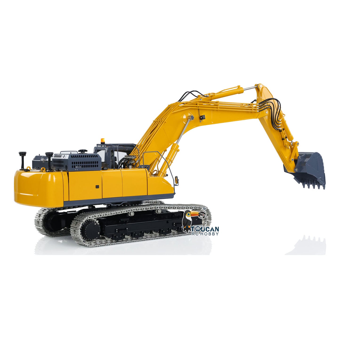 LESU 1/14 Hydraulic RC Excavator AOUE SK500 RTR Metal Digger Model Construction Vehicles 6CH Valve Paladin PL18EV LITE Battery