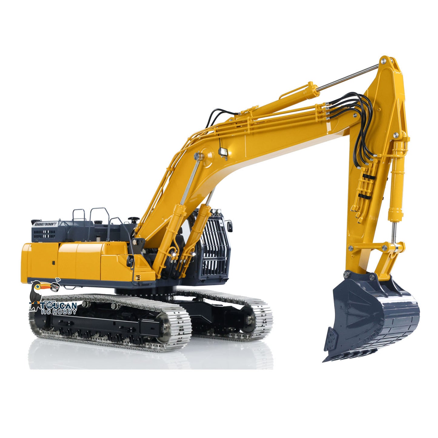 LESU 1/14 Hydraulic RC Excavator AOUE SK500 RTR Metal Digger Model Construction Vehicles 6CH Valve Paladin PL18EV LITE Battery