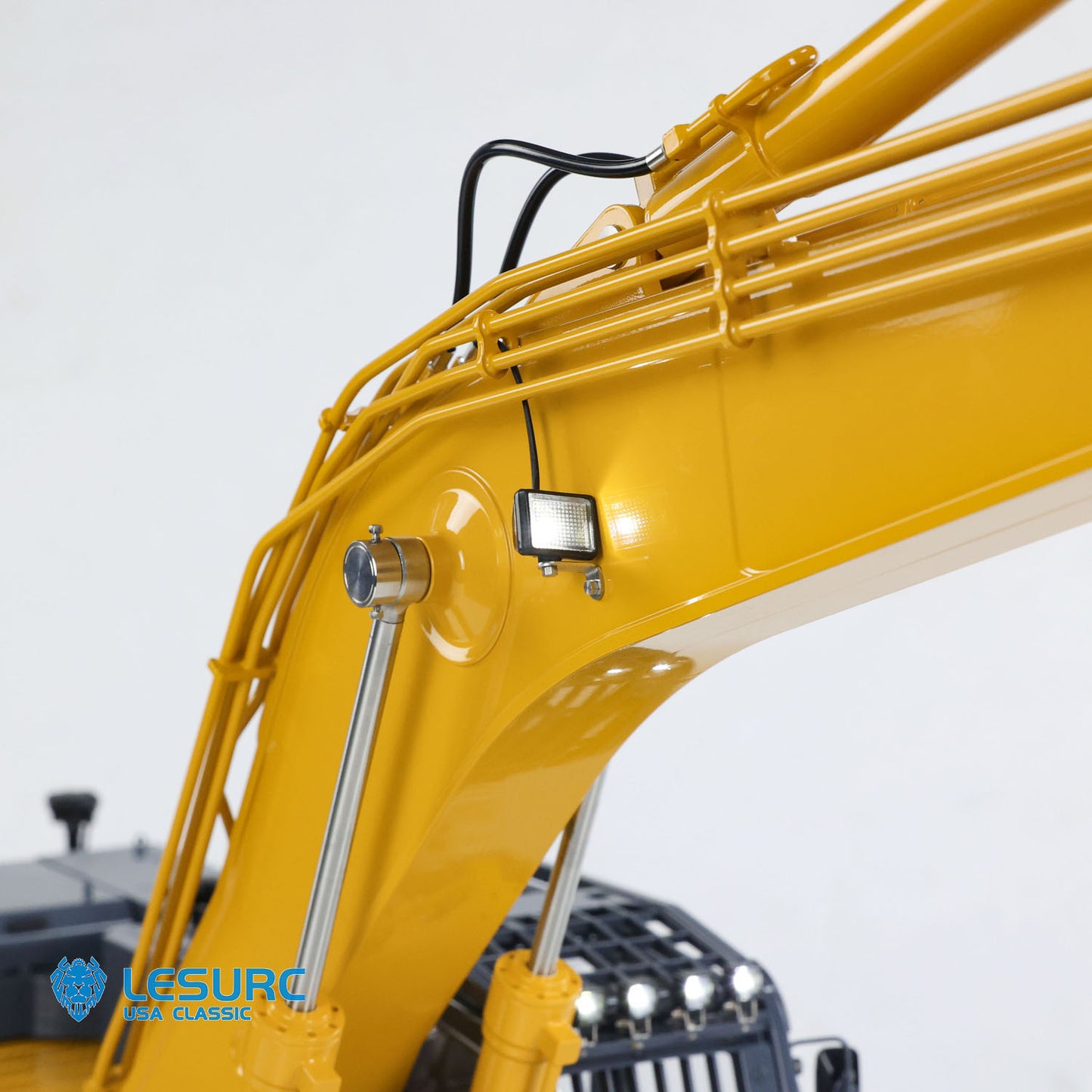 1/14 LESU Hydraulic RC Excavator AOUE-SK500 Metal Wireless Digger Remote Control Engineer Vehicles Model Light Motor Servo ESC