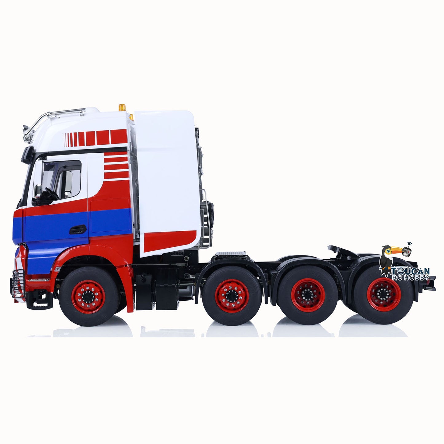 1/14 8x8 LESU RC Tractor Truck Radio Control Construction Vehicle DIY Electric Cars Metal Chassis Smoke Unit Sound 1851 3363