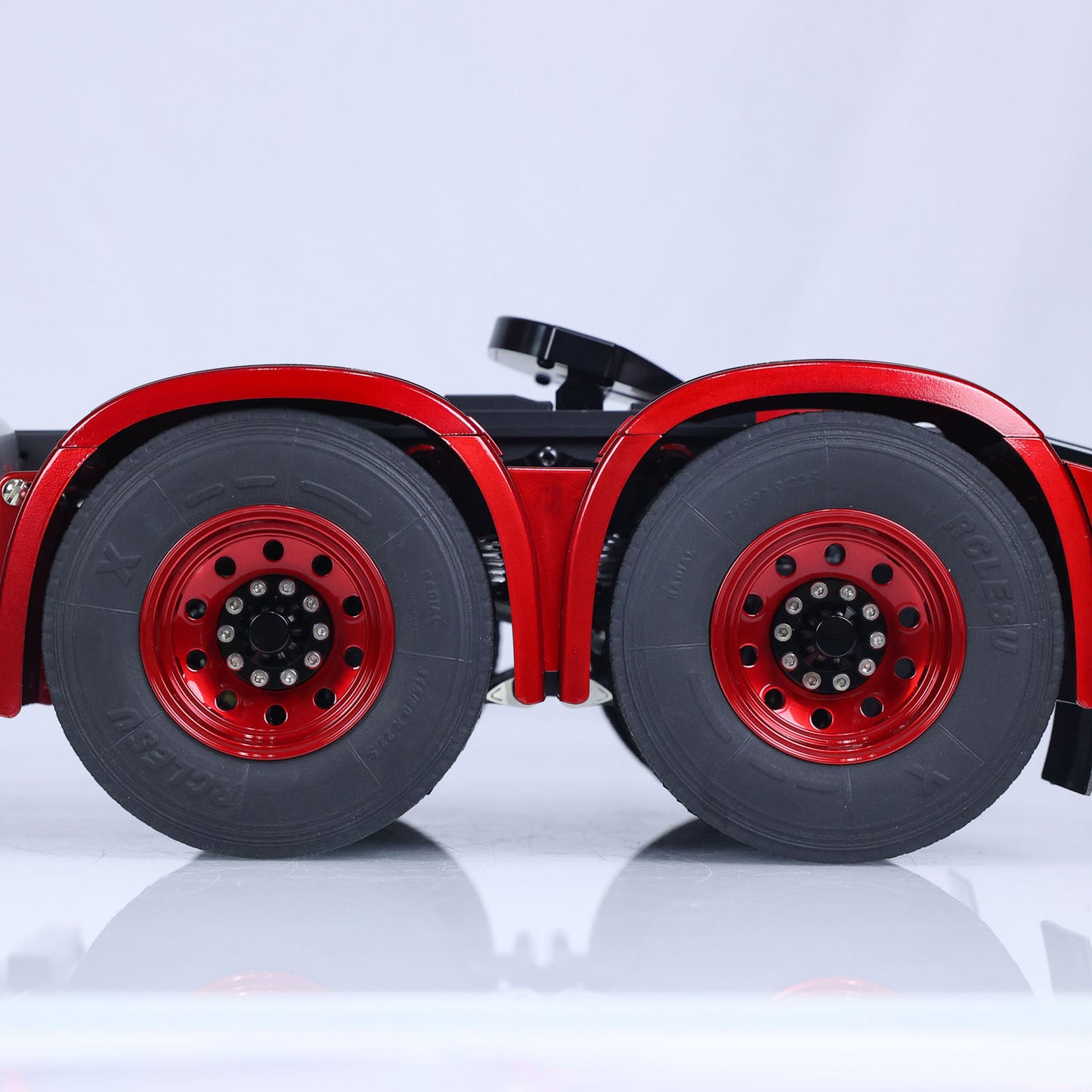 LESU 1/14 6x6 RC Tractor Truck Remote Controlled Trailer Toy Car 2-speed Gearbox Metal Chassis Hobby Model Servo ESC