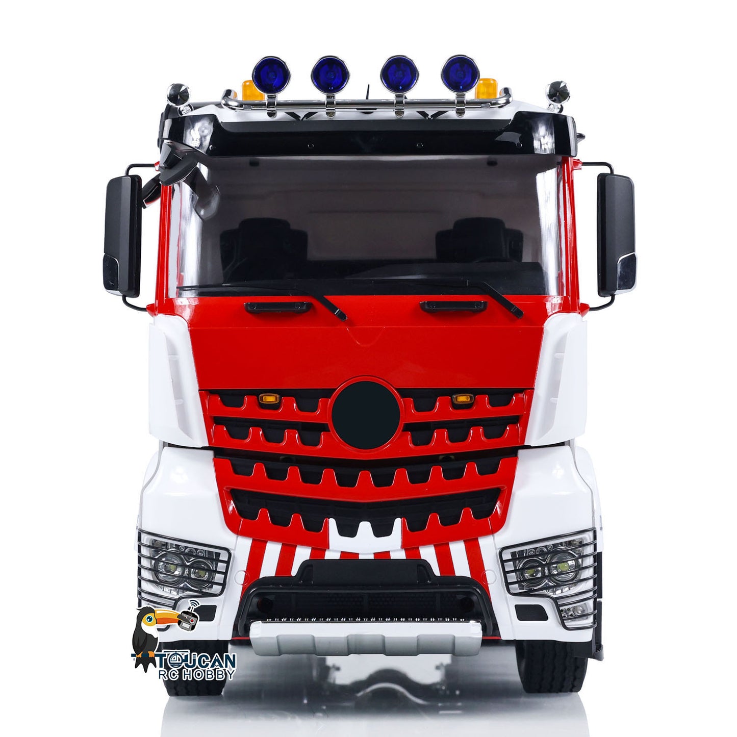 LESU 1/14 6x6 RC Tractor Truck Radio Controlled Car Painted Assembled Hobby Model Metal Chassis 2-Speed Gearbox Smoke Unit