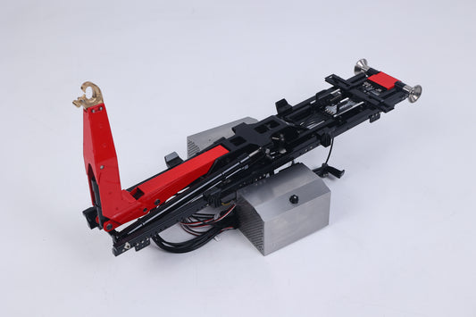 LESU Metal Roll On Off Dumper Frame 5CH Valves for 1/14 Remote Control Hydraulic Full Dump Truck Brushless Motor Upgrade Parts