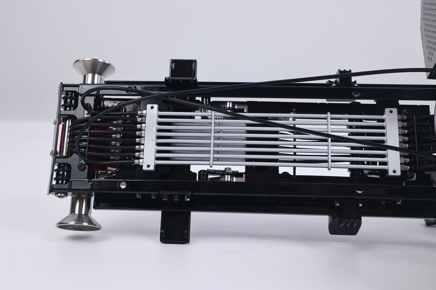 LESU Metal Roll On Off Dumper Frame 5CH Valves for 1/14 Remote Control Hydraulic Full Dump Truck Brushless Motor Upgrade Parts