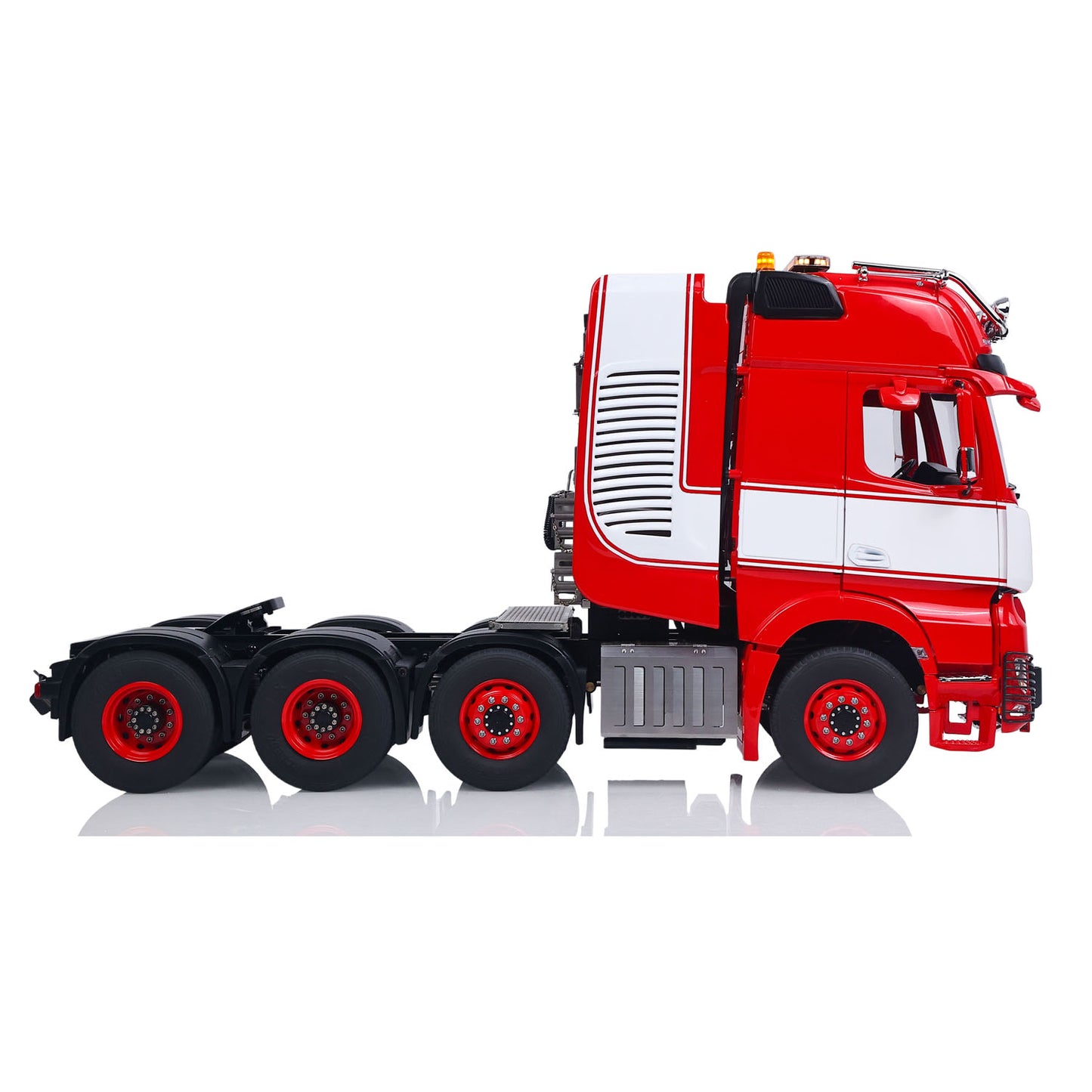 IN STOCK 1/14 LESU 8*8 3 Speed Highline RC Tractor Truck Metal Heavy-duty Chassis DIY RC Cabin W/ Motor Smoke Unit Light Sound Radio