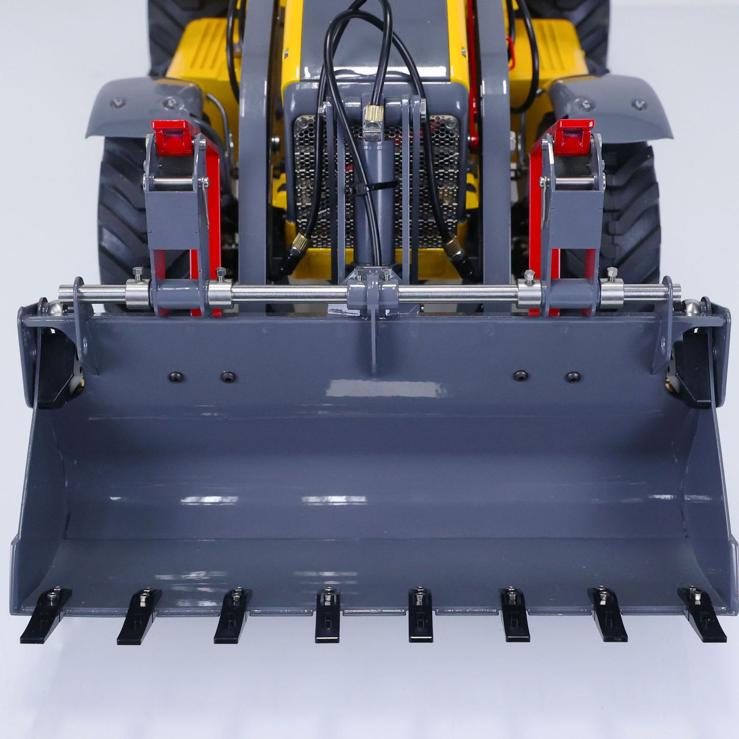 LESU 1/14 RC Backhoe Loader Metal Hydraulic AOUE BL71 2 in 1 Electric Excavator PL18EVLite Radio System Hydraulic Support Leg Rotating Light Sound