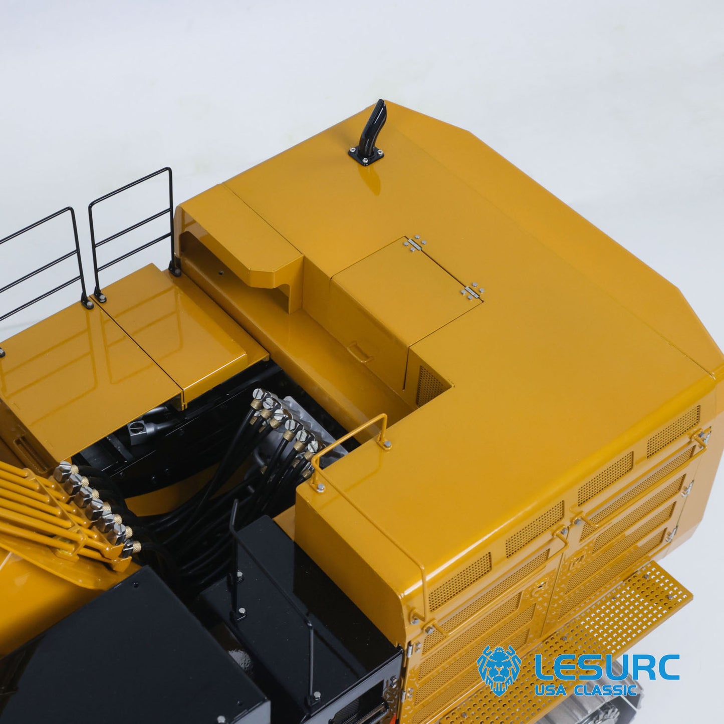 LESU C374F 1/14 Metal Hydraulic RC Excavator B0001 PNP/RTR Real Construction Truck Model with Light System for Model Enthusiast Weekend Outdoor Fun