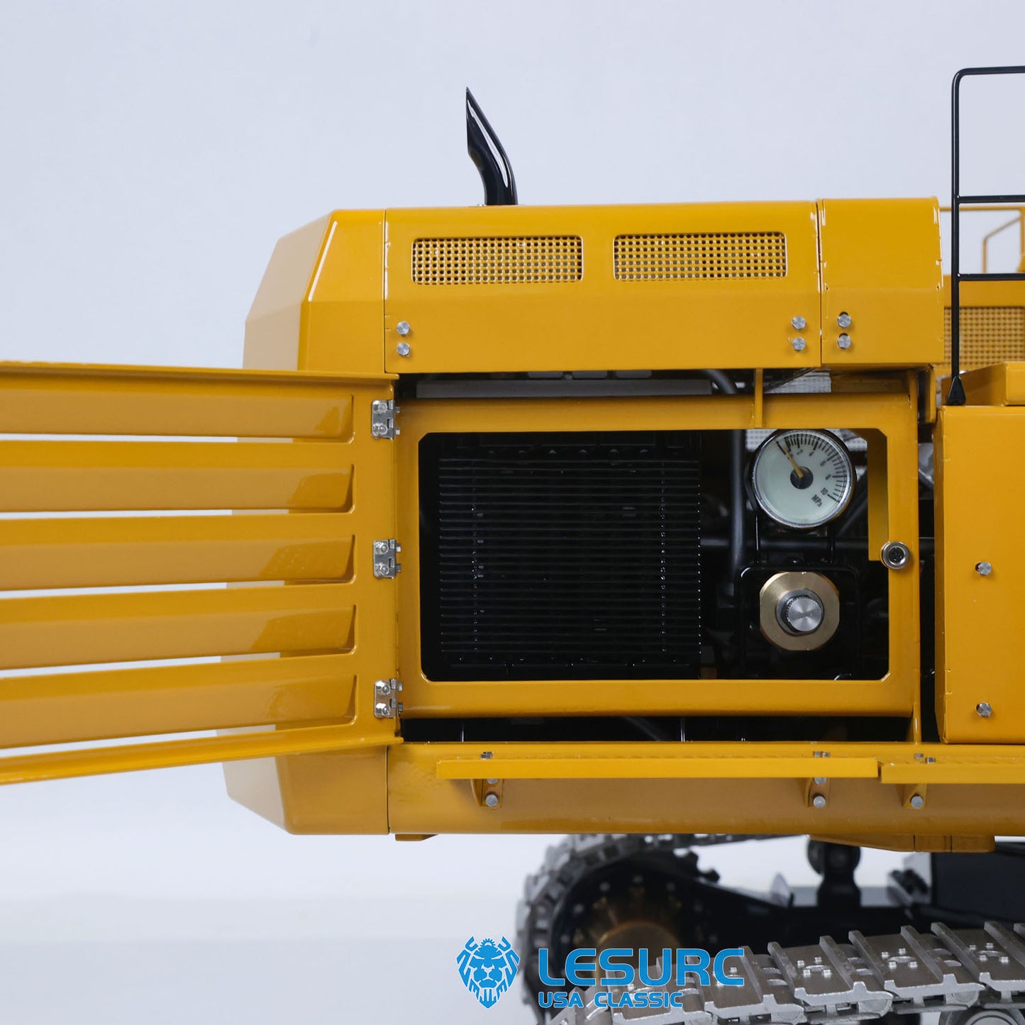 LESU C374F 1/14 Metal Hydraulic RC Excavator B0001 PNP/RTR Real Construction Truck Model with Light System for Model Enthusiast Weekend Outdoor Fun