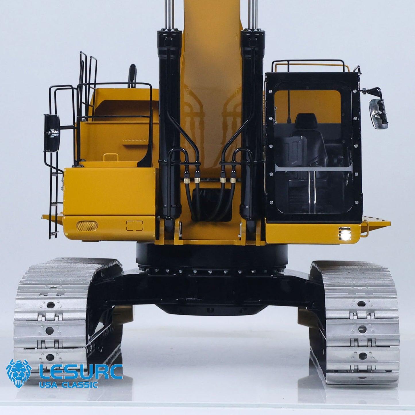 LESU C374F 1/14 Metal Hydraulic RC Excavator B0001 PNP/RTR Real Construction Truck Model with Light System for Model Enthusiast Weekend Outdoor Fun