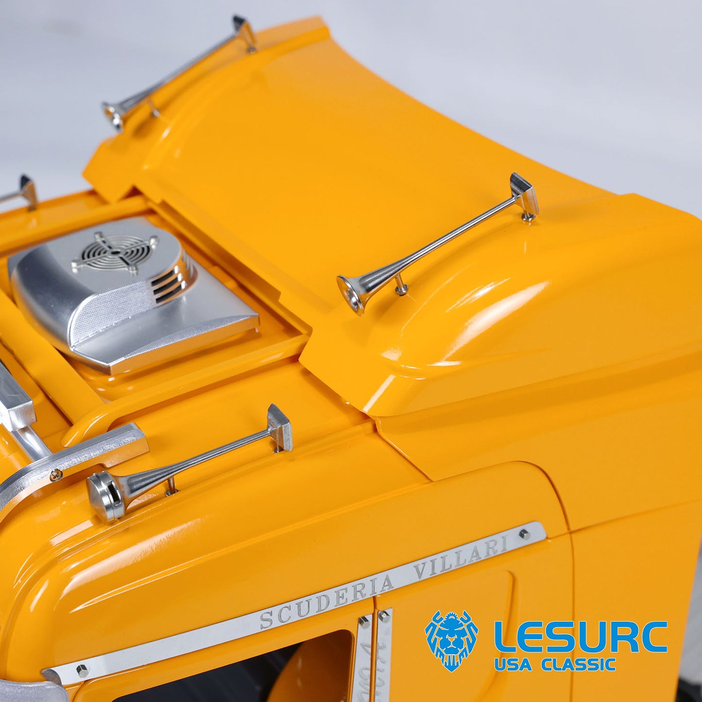 LESU 4X4 Metal Chassis 1/14 Scale RC Tractor Truck DIY Customized for R730 Cars Model Light System Battery Charger