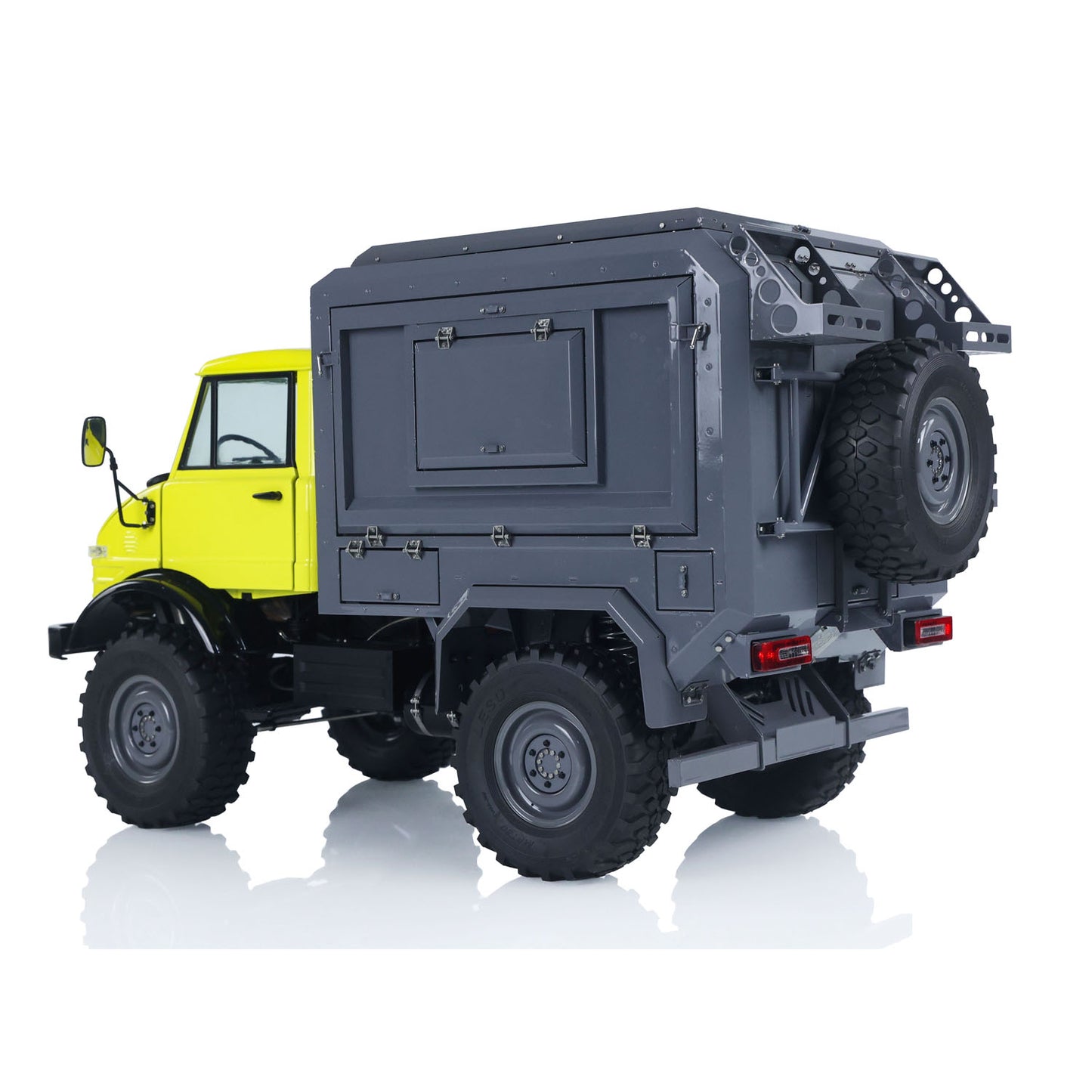 LESU 4X4 1/10 RC Off-road Vehicles RAVE-UM406 Recreational Vehicle Electric Cars Simulation Truck Hobby Model Light 2Speed Winch