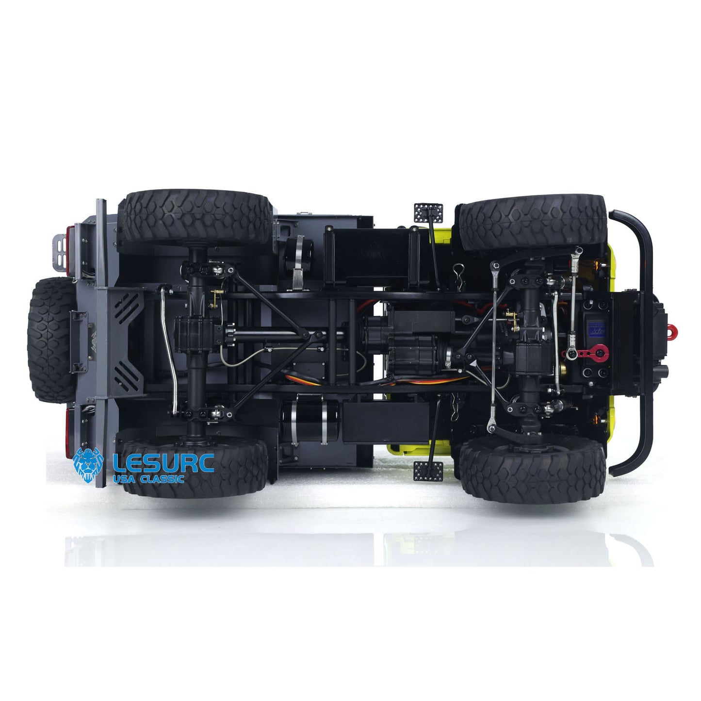 LESU RAVE-UM406 1/10 Metal RC Off Road Vehicle Z002 Crawler with Hobbywing Brushless Motor 2 Speed Transmission Winch Light Sound