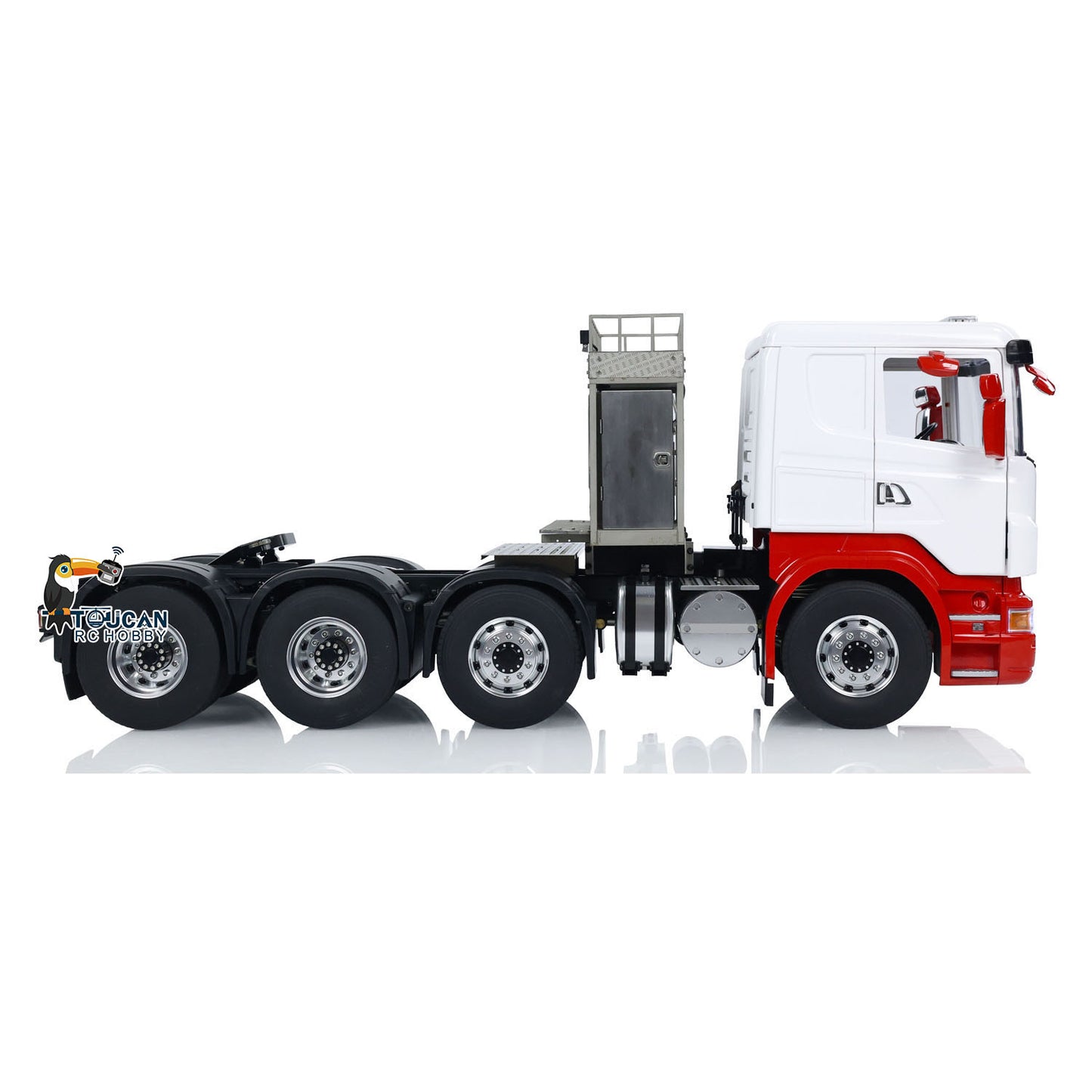 LESU 1/14 Metal Heavy Chassis Suitable for Remote Control Tractor Truck DIY Model Car Vehicle With 540 Power Motor Servo