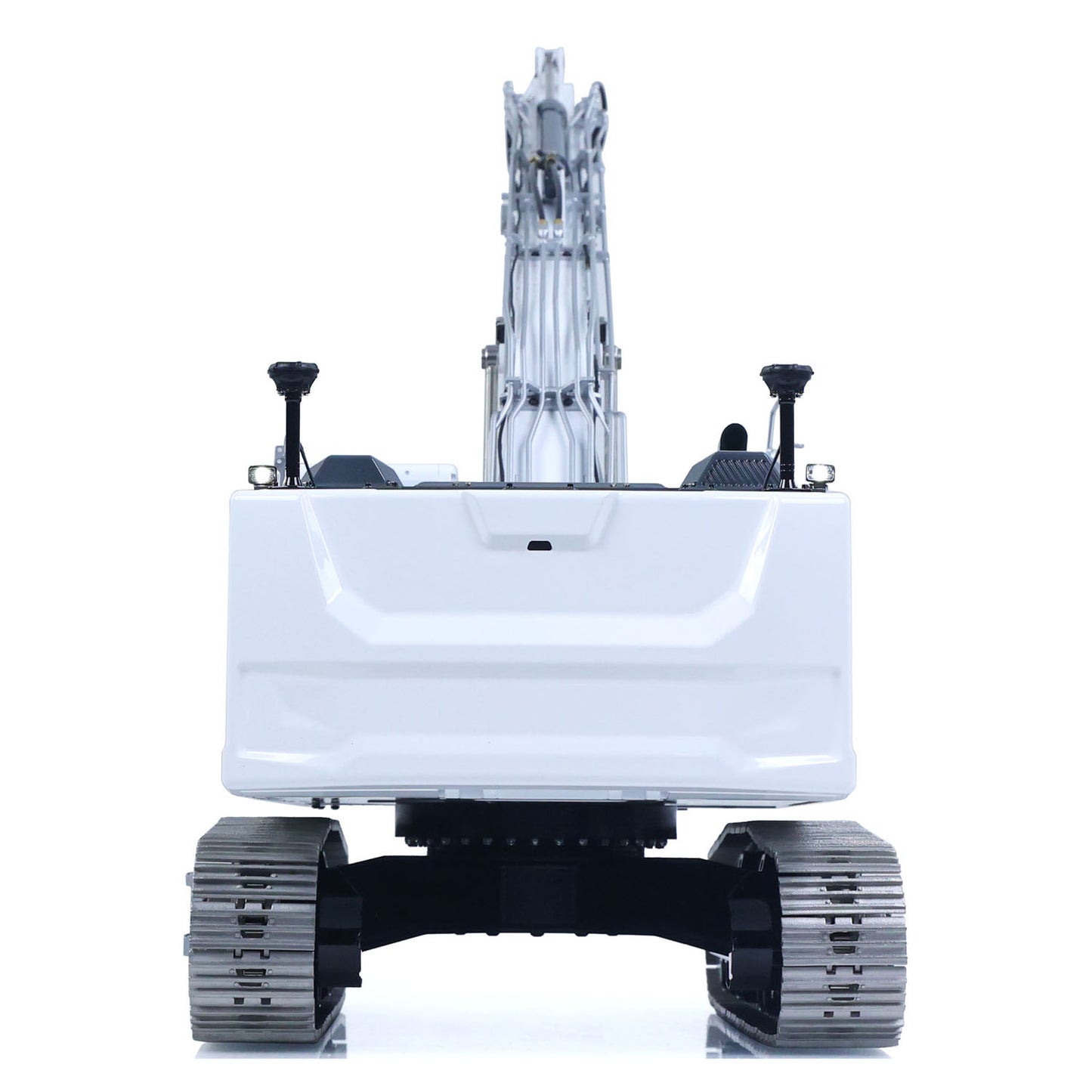 LESU AOUE LR945 1/14 RC Metal Hydraulic Tracks Excavator Long Arm Digger Model PL18EV LITE Radio System 7CH Reversing Valve