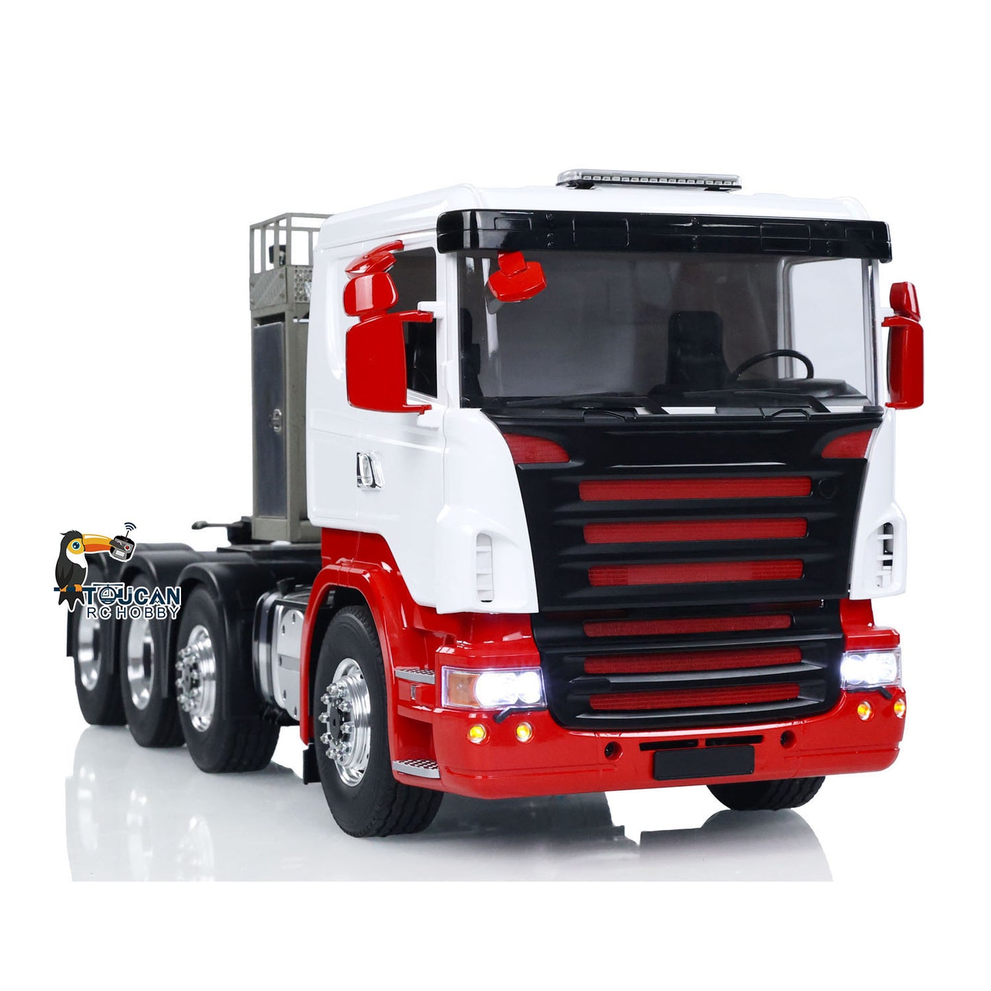 LESU 1/14 Metal Heavy Chassis Suitable for Remote Control Tractor Truck DIY Model Car Vehicle With 540 Power Motor Servo