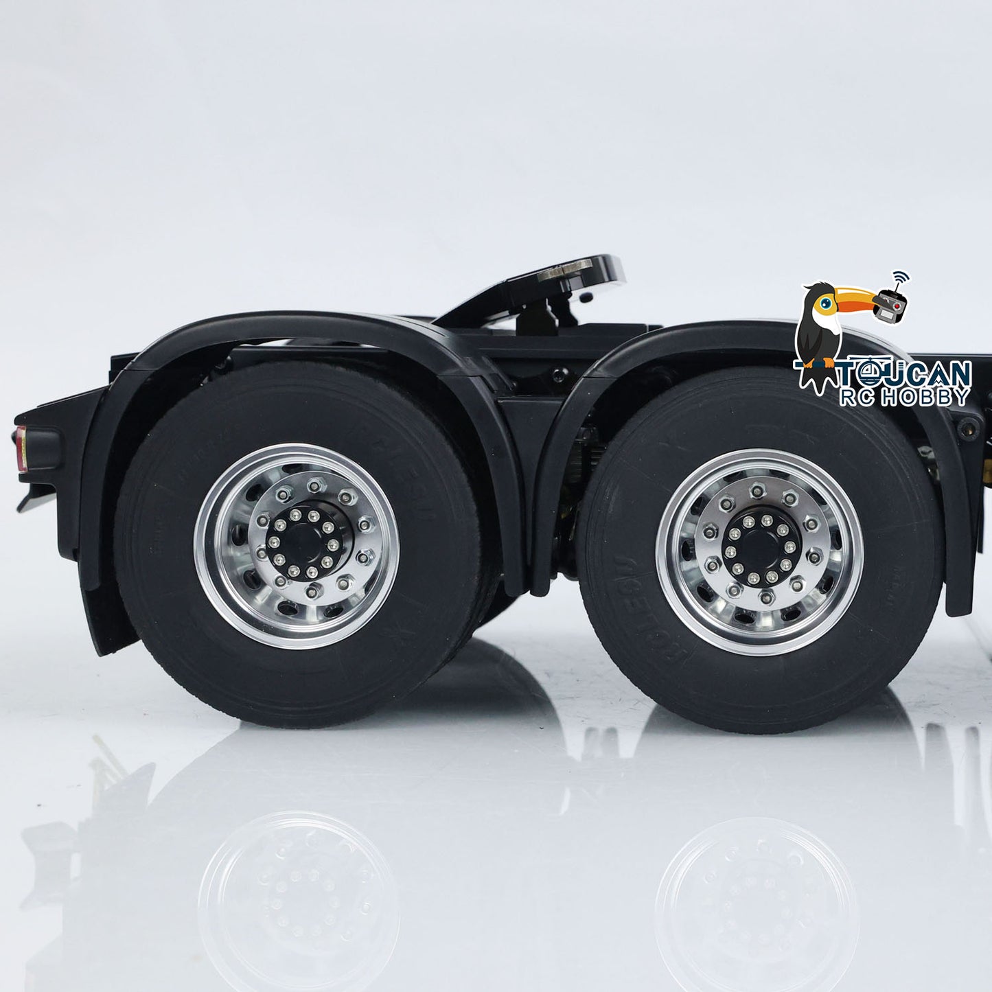 LESU 1/14 Metal Heavy Chassis Suitable for Remote Control Tractor Truck DIY Model Car Vehicle With 540 Power Motor Servo