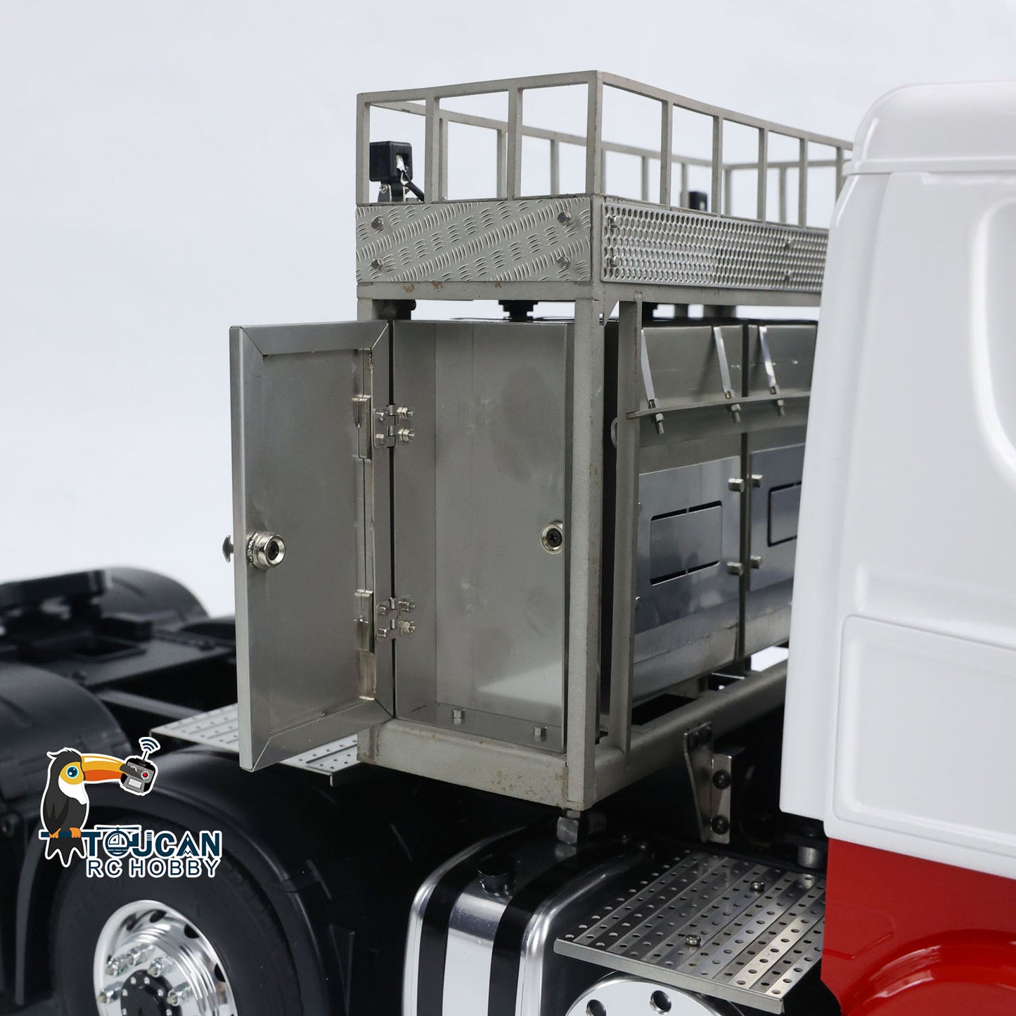 LESU 1/14 Metal Heavy Chassis Suitable for Remote Control Tractor Truck DIY Model Car Vehicle With 540 Power Motor Servo