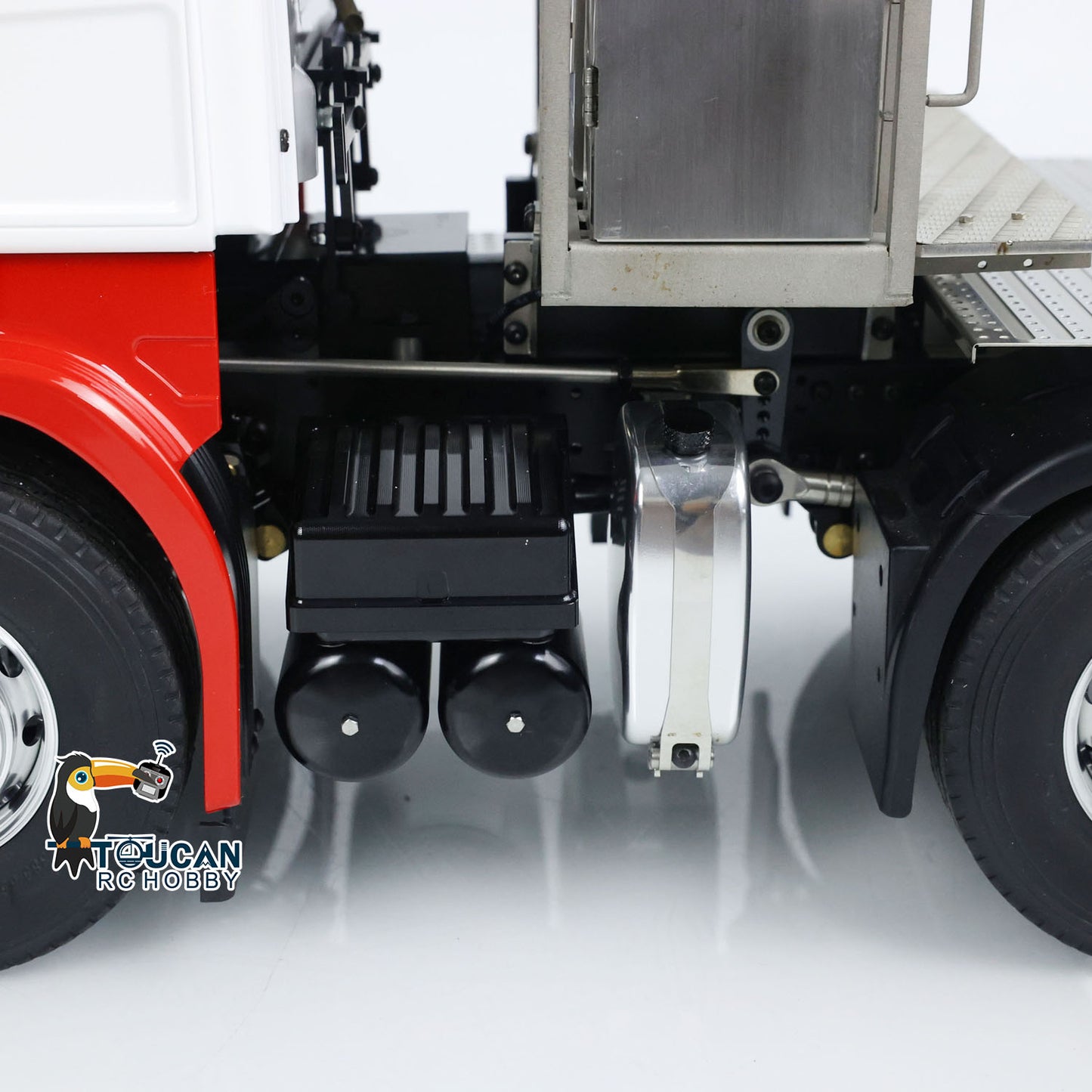 LESU 1/14 Metal Heavy Chassis Suitable for Remote Control Tractor Truck DIY Model Car Vehicle With 540 Power Motor Servo