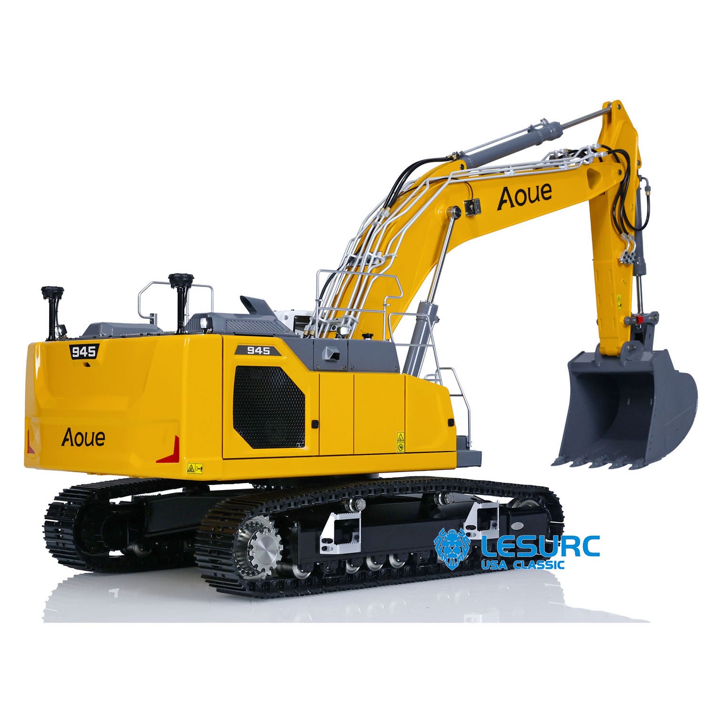 LESU LR945 1/14 RC Hydraulic Excavator 7CH Reversing Valves Digger with PL18EVLite Radio Controller Light System for Construction Vehicles Enthusiast