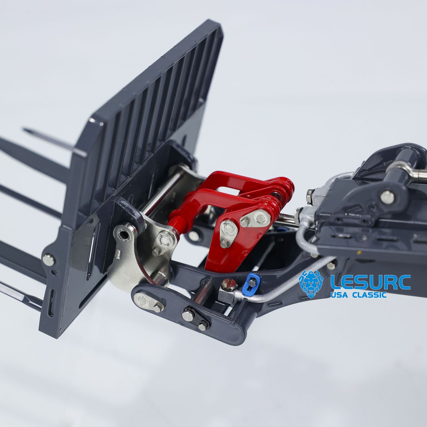 US STOCK AT1050 LESU 1/14 Hydraulic RC Fork 4*4 Truck Telescopic Arm Radio Control AWD Loader Fast Shipment Teshulianjie