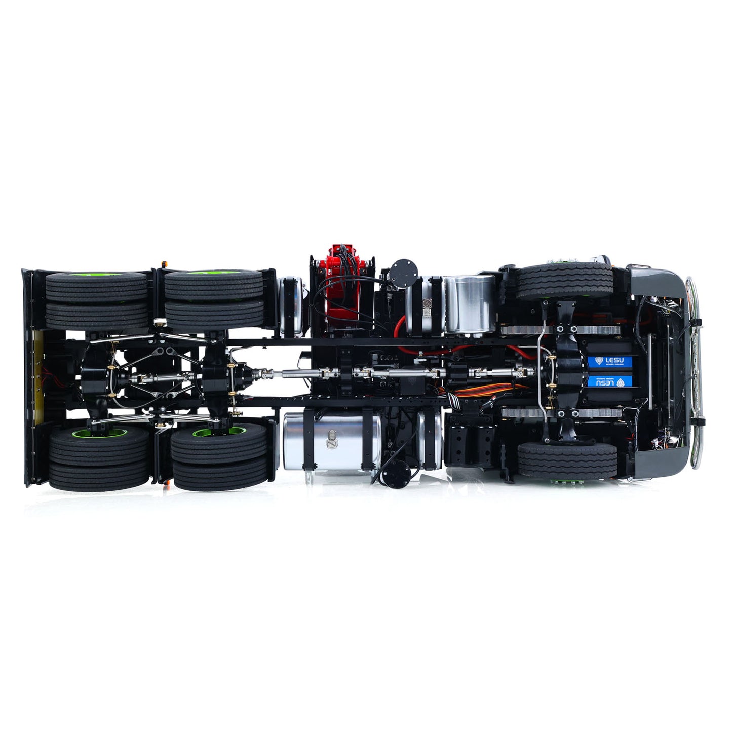 IN STOCK Toucan DIY 6X6 Metal Chassis 1/14 RC Tractor Truck 770S Hydraulic Crane Logging Trailer Emulated Vehicle Model PL18EVLite Radio Smoke