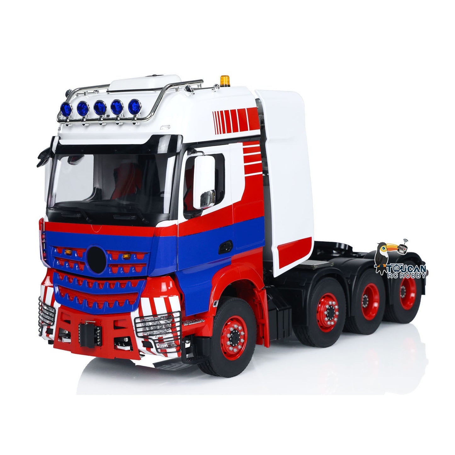 1/14 8x8 LESU RC Tractor Truck Radio Control Construction Vehicle DIY Electric Cars Metal Chassis Smoke Unit Sound 1851 3363