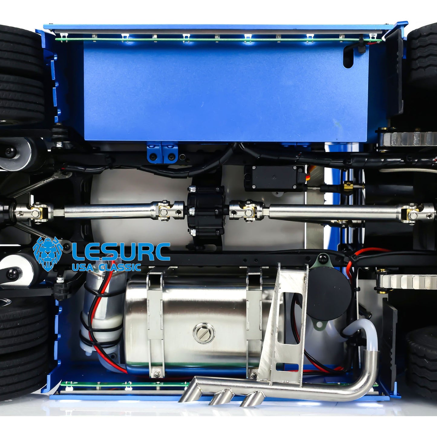 LESU RC Tractor Truck 1/14 I6S Radio Control 4X4 Vehicle Sound Light System Smoke for TAMIYA RC Trailer