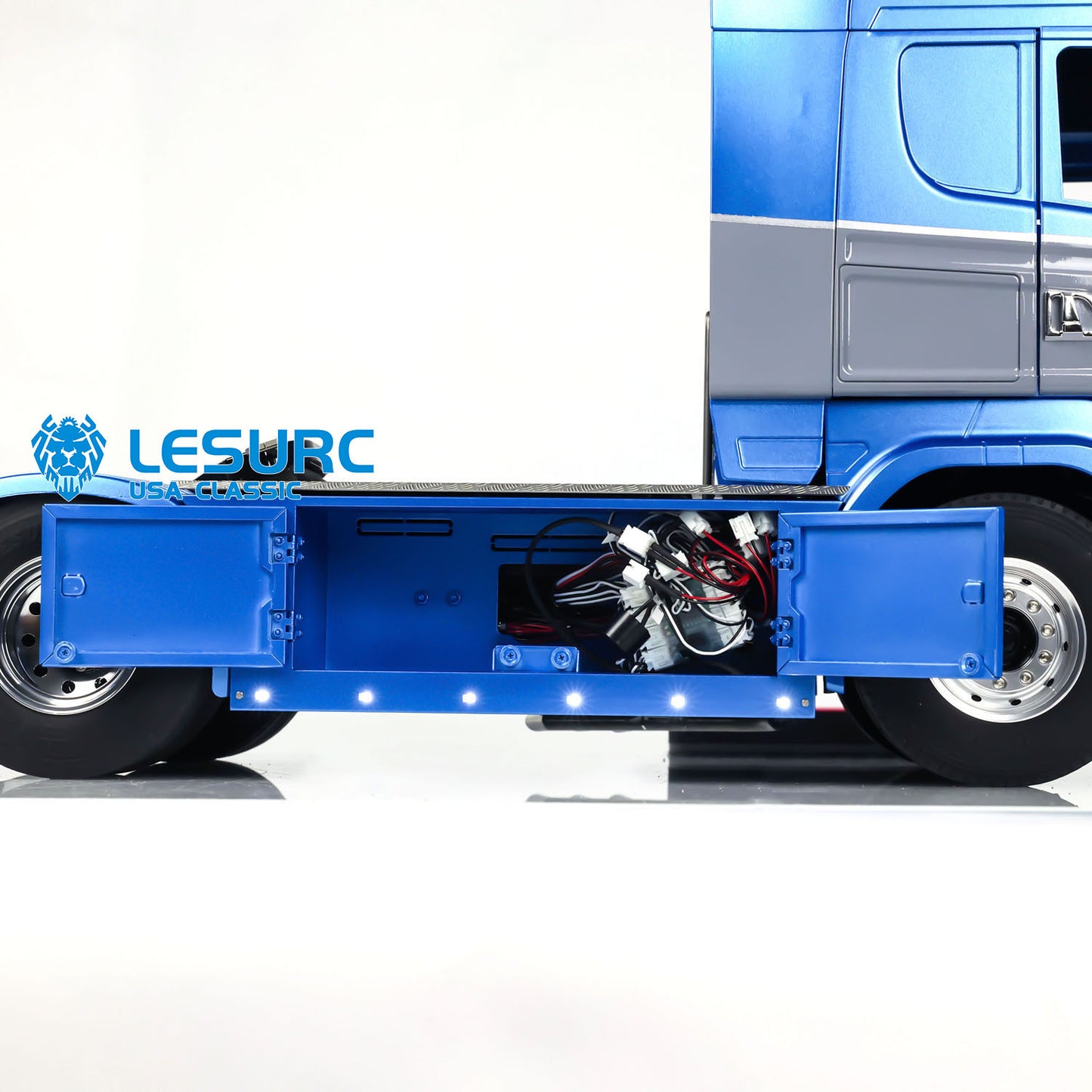 LESU RC Tractor Truck 1/14 I6S Radio Control 4X4 Vehicle Sound Light System Smoke for TAMIYA RC Trailer