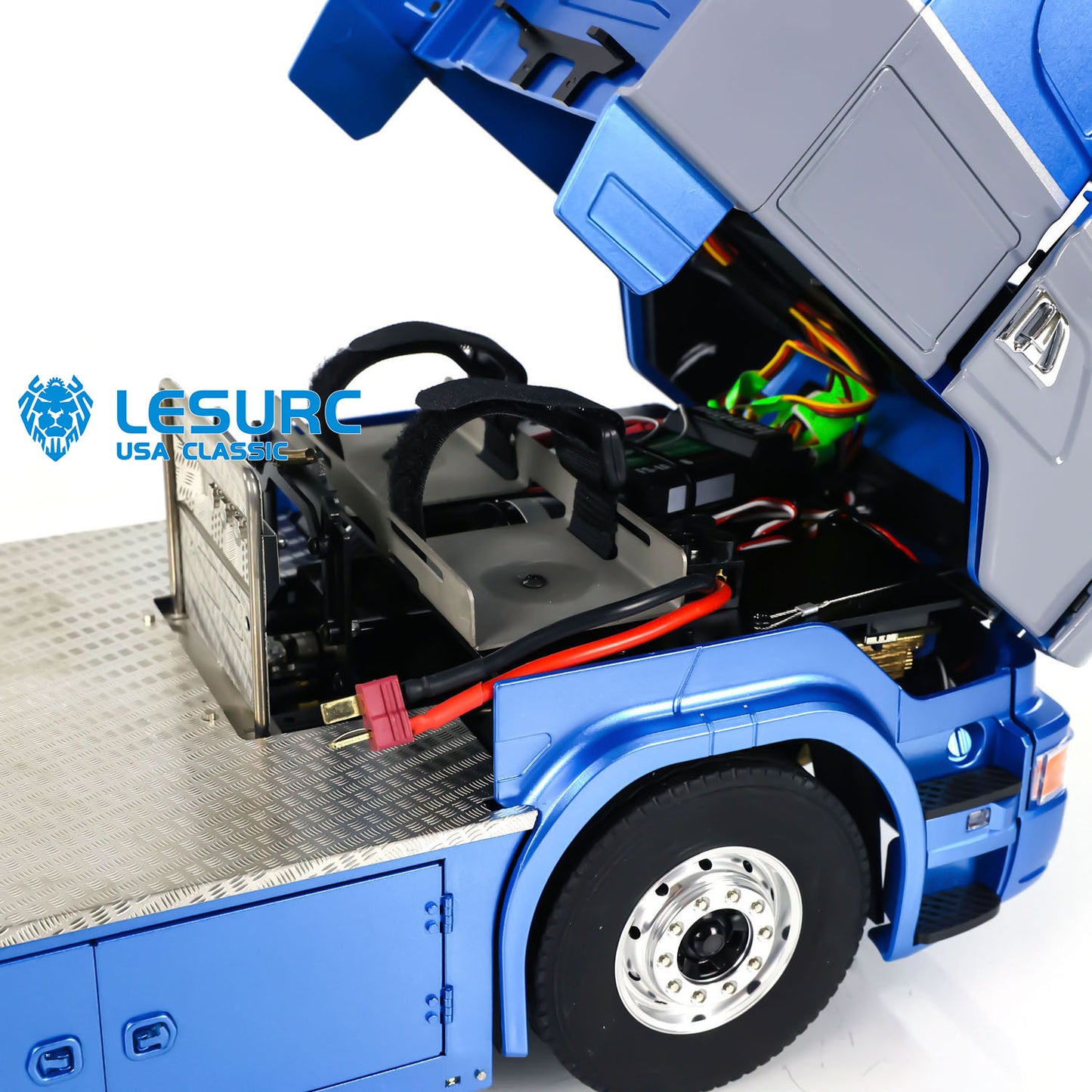 LESU RC Tractor Truck 1/14 I6S Radio Control 4X4 Vehicle Sound Light System Smoke for TAMIYA RC Trailer