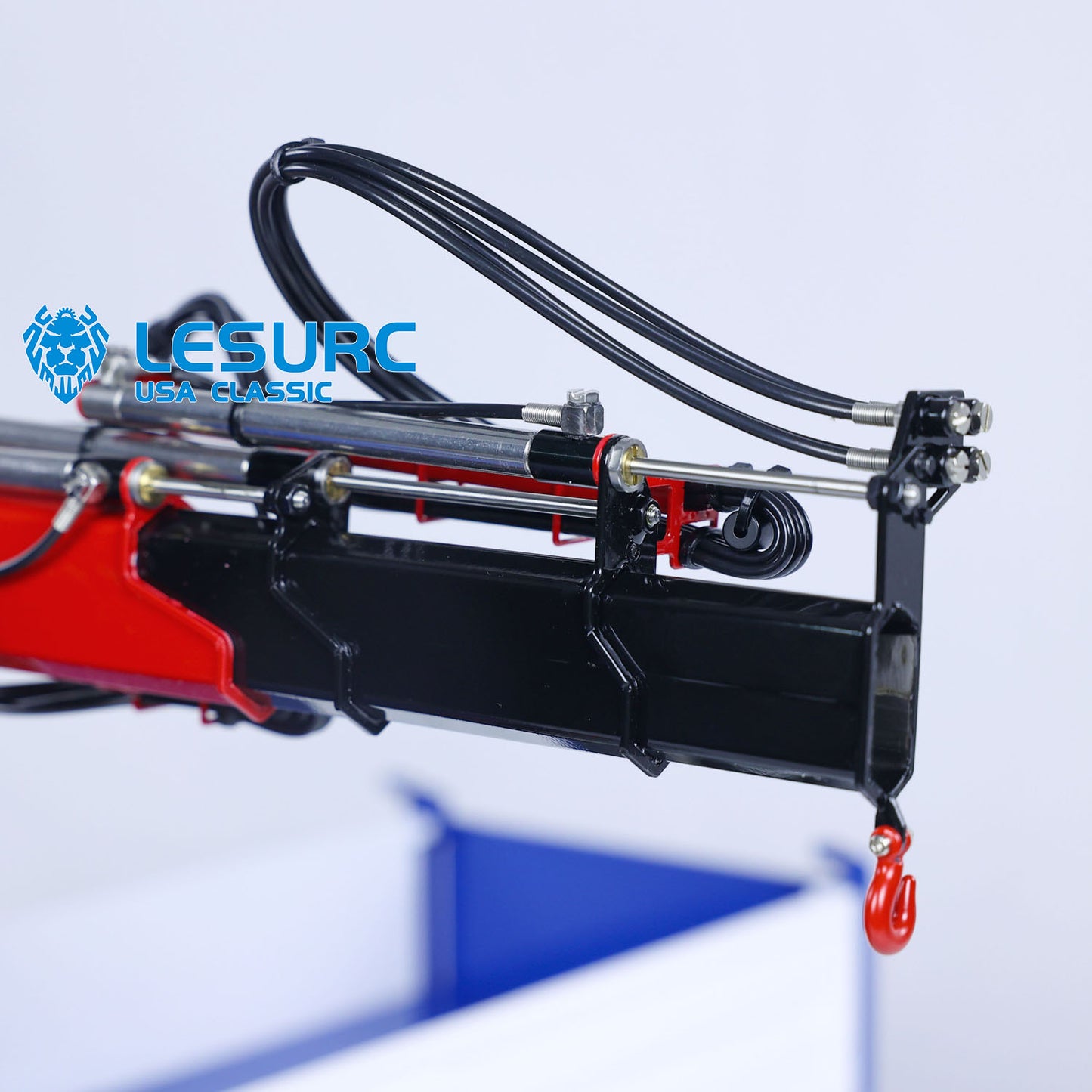 LESU Z0063 1/14 Metal Hydraulic 3 Ways RC Dump Truck with Crane Paladin PL18EV Remote Controller 7CH Valve 2 Speed Transmission Sound Light System