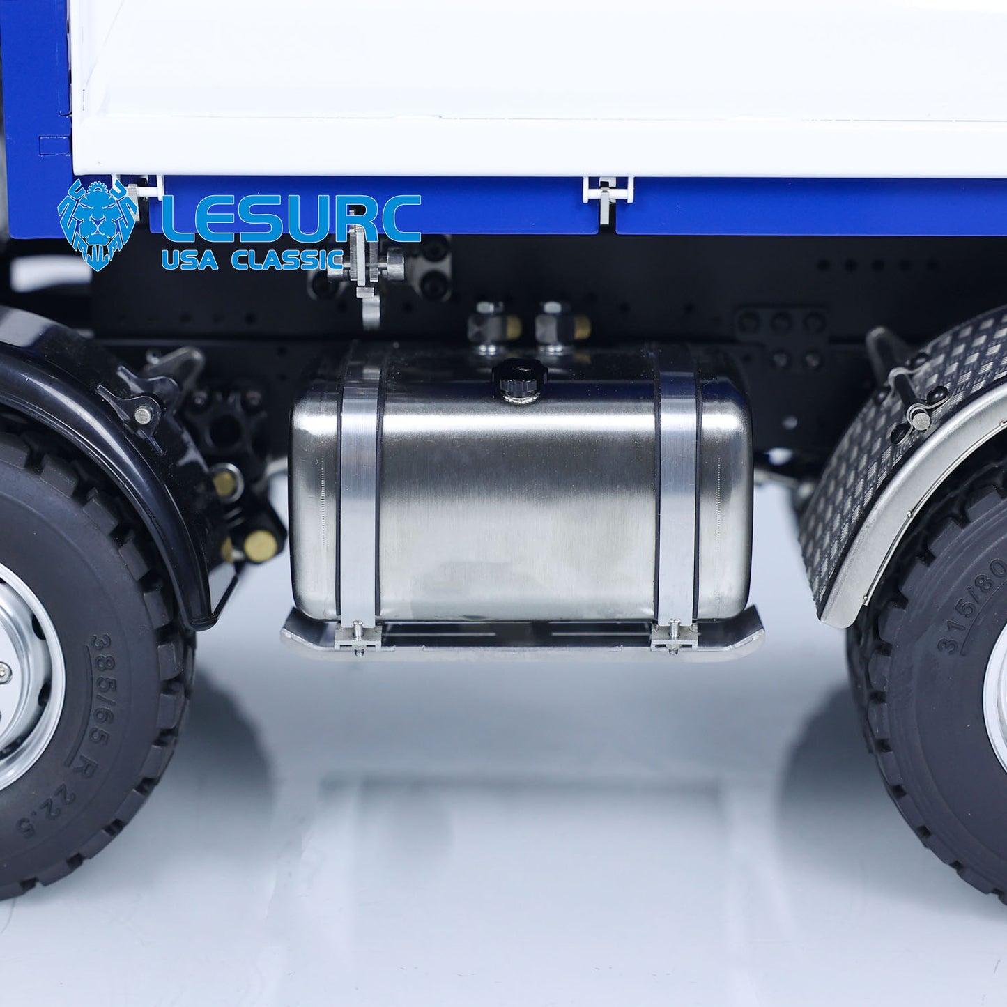 LESU Z0063 1/14 Metal Hydraulic 3 Ways RC Dump Truck with Crane Paladin PL18EV Remote Controller 7CH Valve 2 Speed Transmission Sound Light System