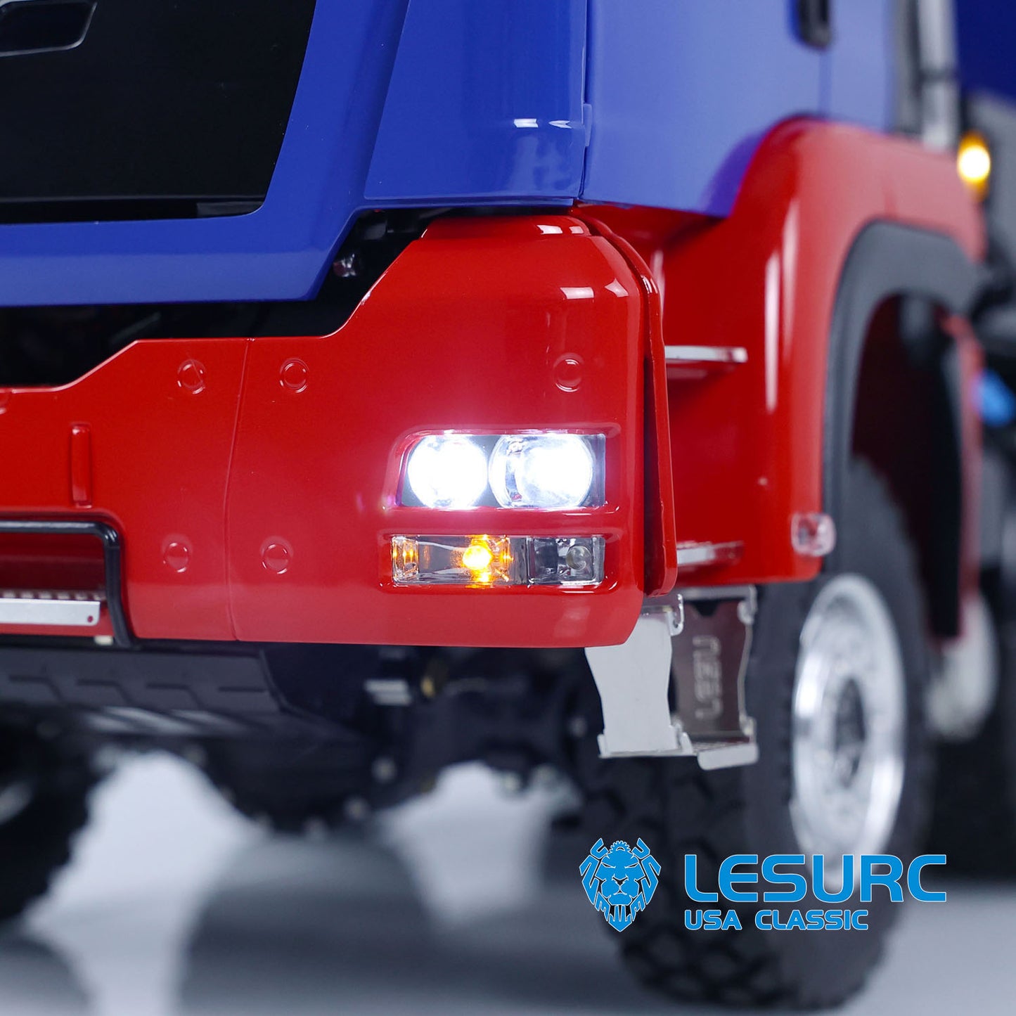 LESU Z0063 1/14 Metal Hydraulic 3 Ways RC Dump Truck with Crane Paladin PL18EV Remote Controller 7CH Valve 2 Speed Transmission Sound Light System
