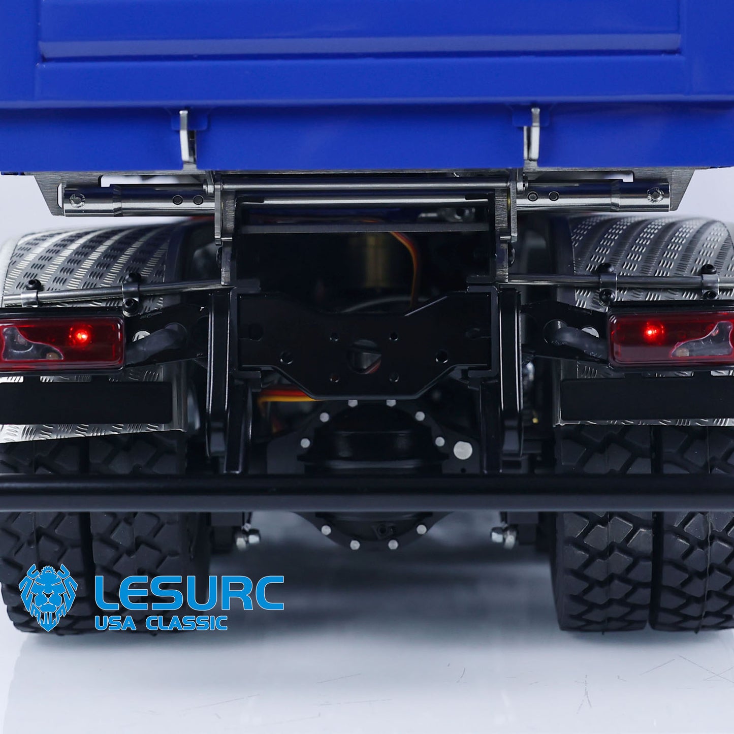 LESU Z0063 1/14 Metal Hydraulic 3 Ways RC Dump Truck with Crane Paladin PL18EV Remote Controller 7CH Valve 2 Speed Transmission Sound Light System