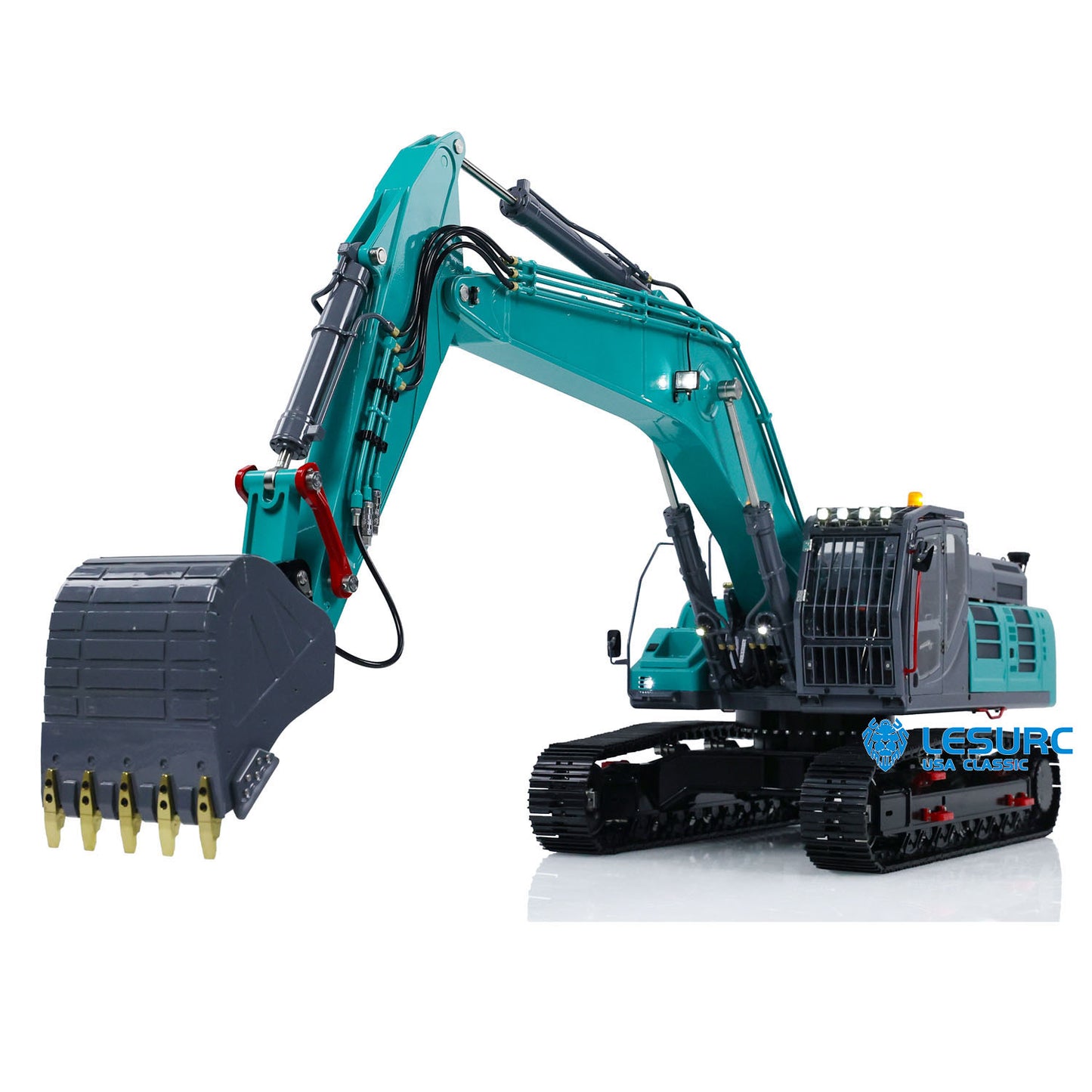 LESU AOUE-SK500 1/14 RC Hydraulic Excavator RTR Radio Control Construction Cars Simulation Digger Model PL18EV Lite Radio Smoke