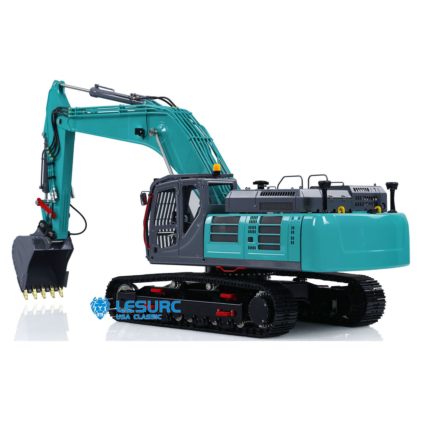 LESU AOUE-SK500 1/14 RC Hydraulic Excavator RTR Radio Control Construction Cars Simulation Digger Model PL18EV Lite Radio Smoke