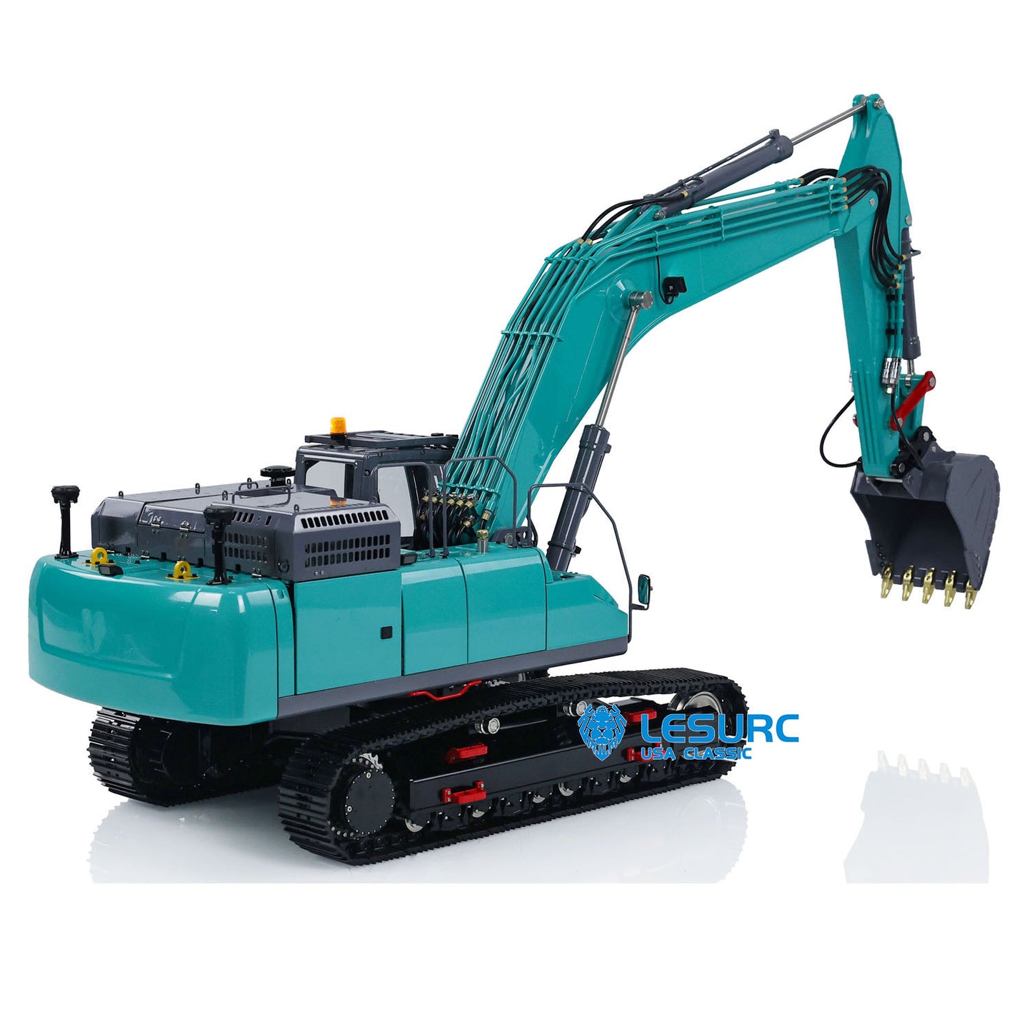 LESU AOUE-SK500 1/14 RC Hydraulic Excavator RTR Radio Control Construction Cars Simulation Digger Model PL18EV Lite Radio Smoke