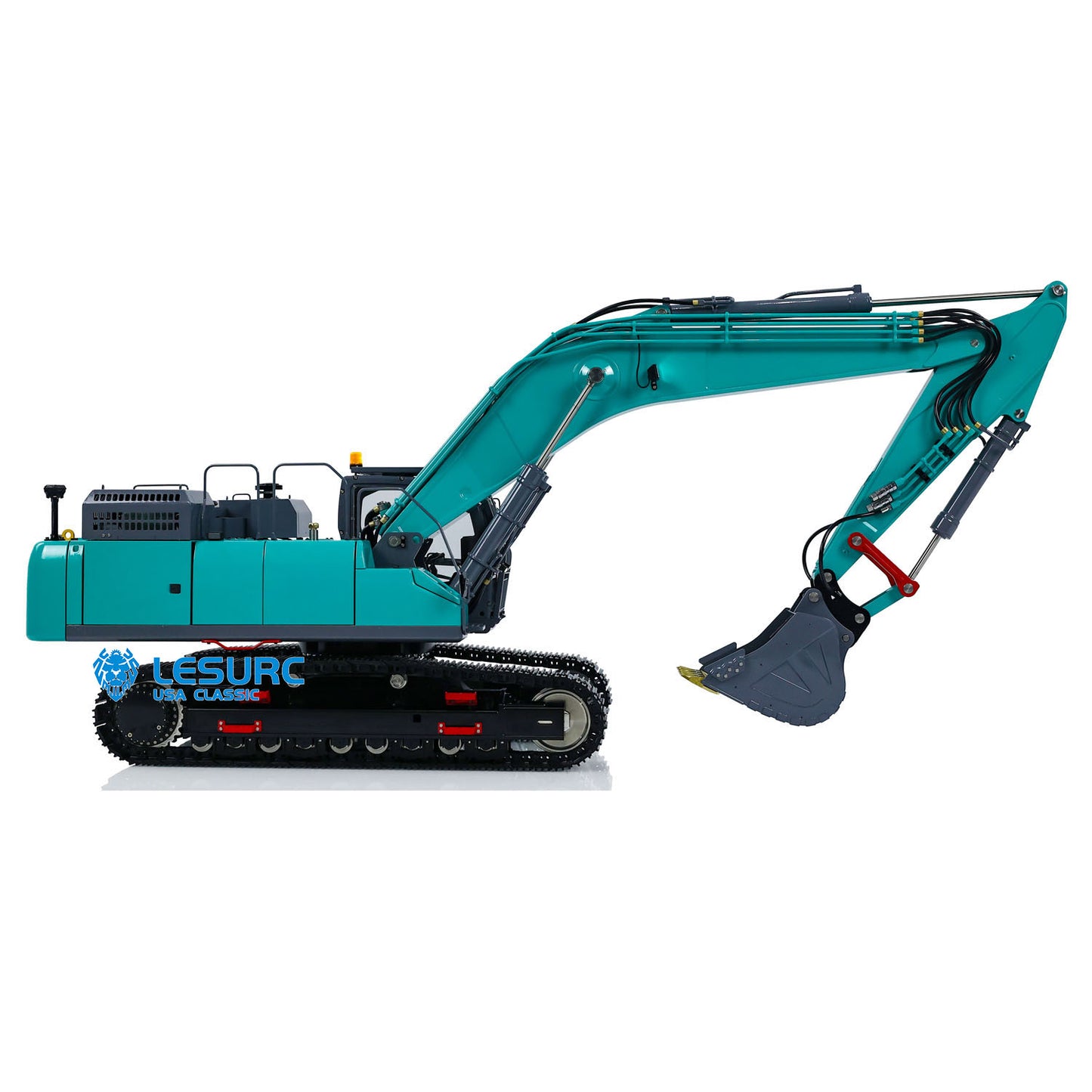 LESU AOUE-SK500 1/14 RC Hydraulic Excavator RTR Radio Control Construction Cars Simulation Digger Model PL18EV Lite Radio Smoke