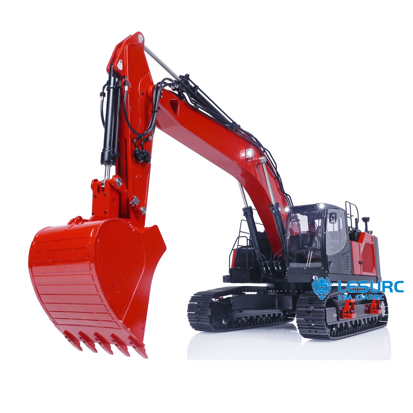 LESU Aoue LR945 1/14 Hydraulic RC Tracked Excavator Metal Painted Assembled Digger Construction Model