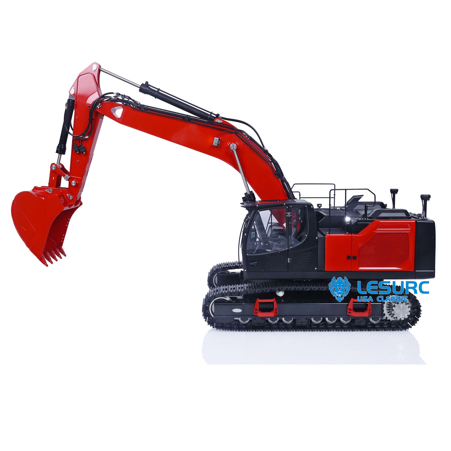 LESU Aoue LR945 1/14 Hydraulic RC Tracked Excavator Metal Painted Assembled Digger Construction Model