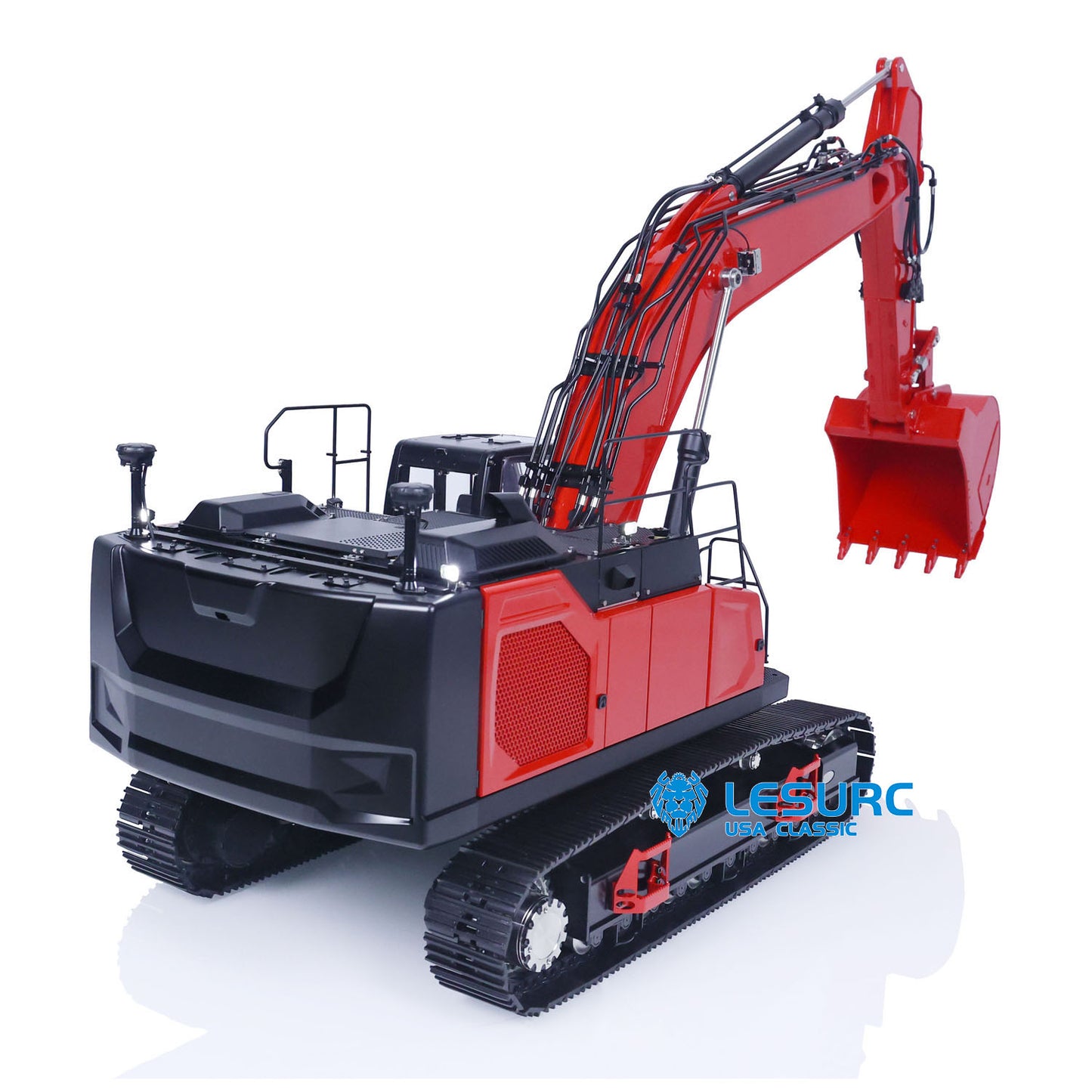 LESU Aoue LR945 1/14 Hydraulic RC Tracked Excavator Metal Painted Assembled Digger Construction Model