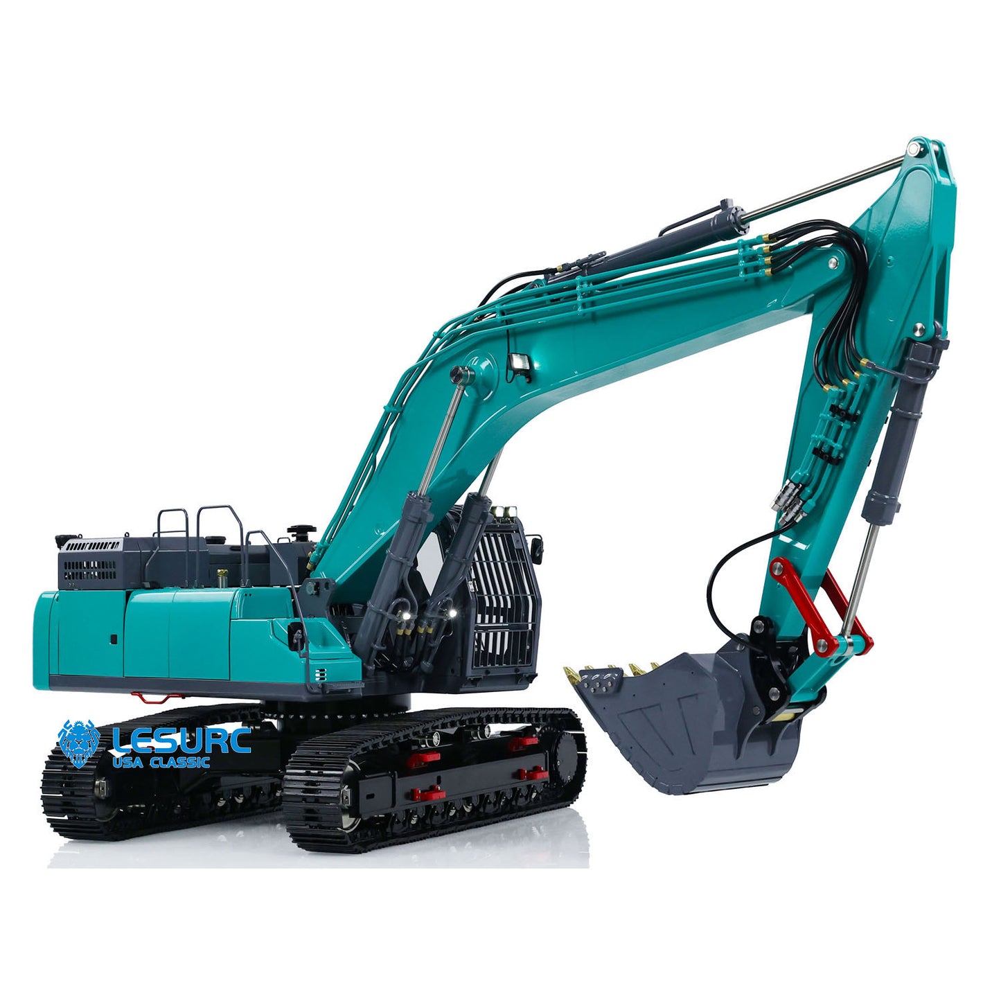 LESU AOUE-SK500 1/14 RC Hydraulic Excavator RTR Radio Control Construction Cars Simulation Digger Model PL18EV Lite Radio Smoke