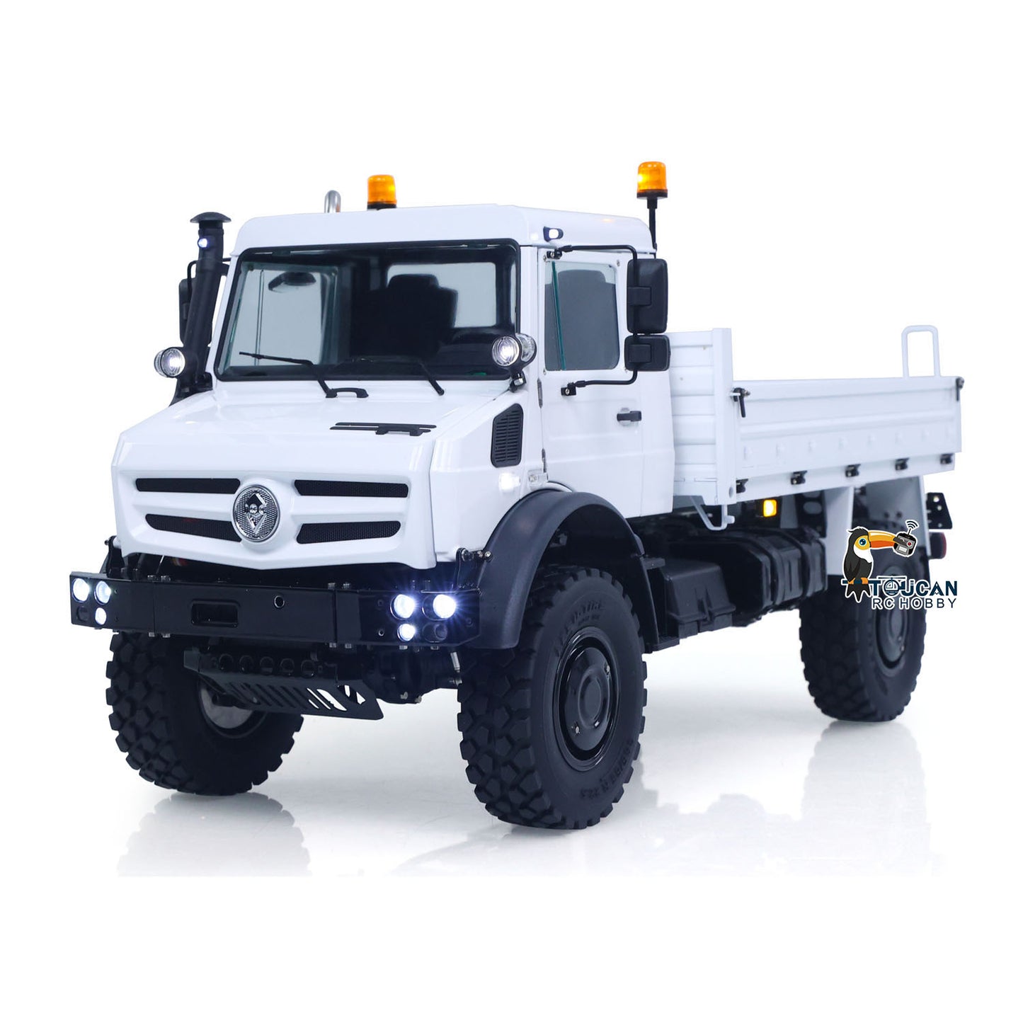 LESU U4023 4X4 1/14 RC Off Road Vehicle Metal ATV Light Truck MT44023 Model Light Sound Wheel Reduction Axle Lock Radio Battery