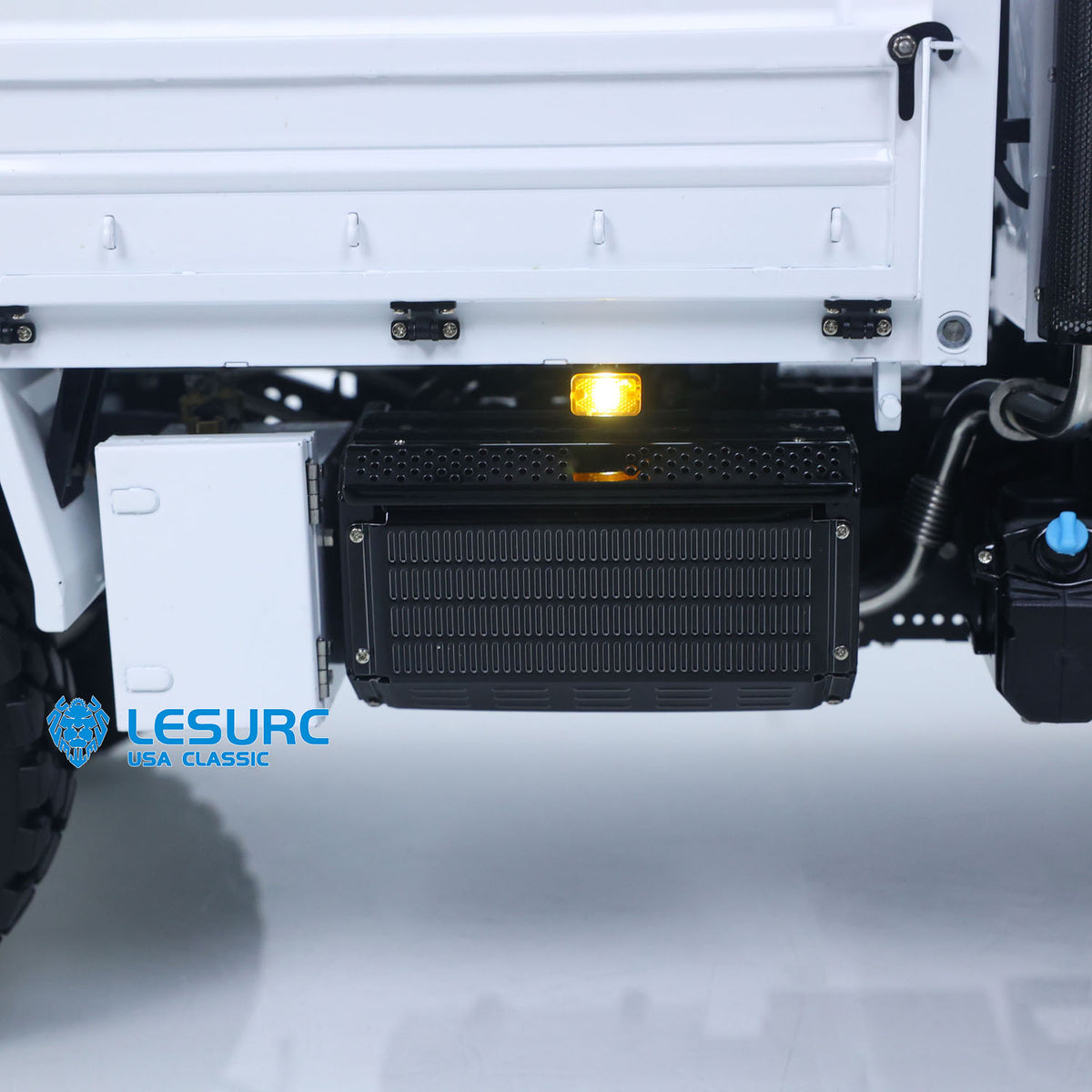 11.11 Flash Sale LESU U4023 4X4 1/14 RC Off Road Vehicle Metal ATV Light Truck MT44023 Model Light Sound Wheel Reduction Axle Lock Radio