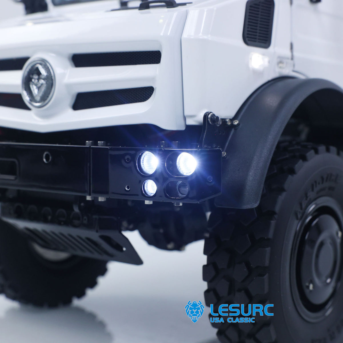 11.11 Flash Sale LESU U4023 4X4 1/14 RC Off Road Vehicle Metal ATV Light Truck MT44023 Model Light Sound Wheel Reduction Axle Lock Radio