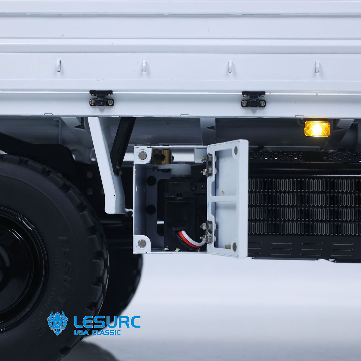 11.11 Flash Sale LESU U4023 4X4 1/14 RC Off Road Vehicle Metal ATV Light Truck MT44023 Model Light Sound Wheel Reduction Axle Lock Radio